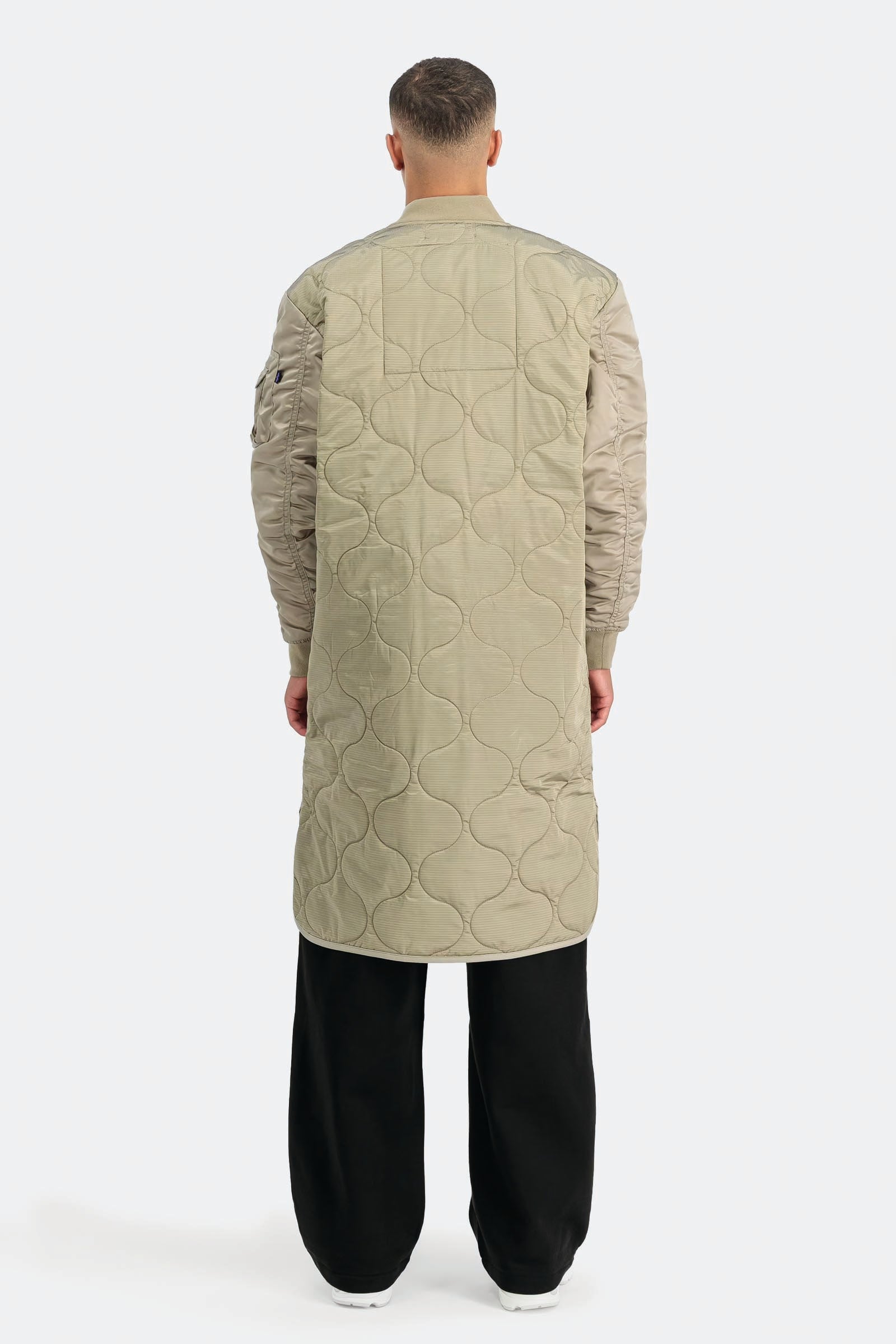  Alpha Industries Als Coat Uv Winter Jacket Marrone Unisex Nocciola - 4