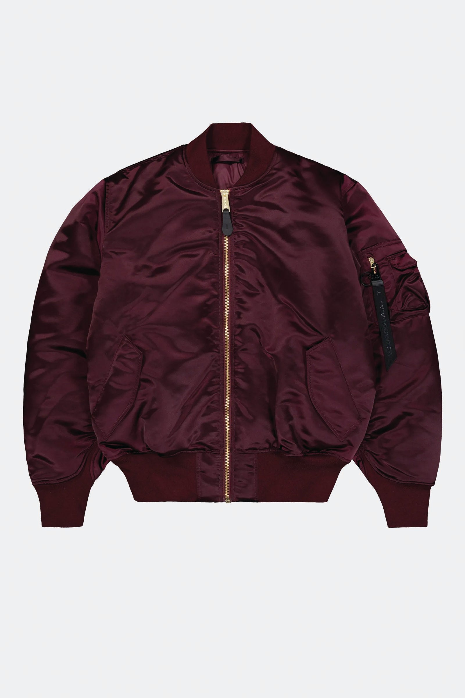  Alpha Industries Ma-1 Base Flight Bomber Jacket Viola Unisex Vinaccio - 1