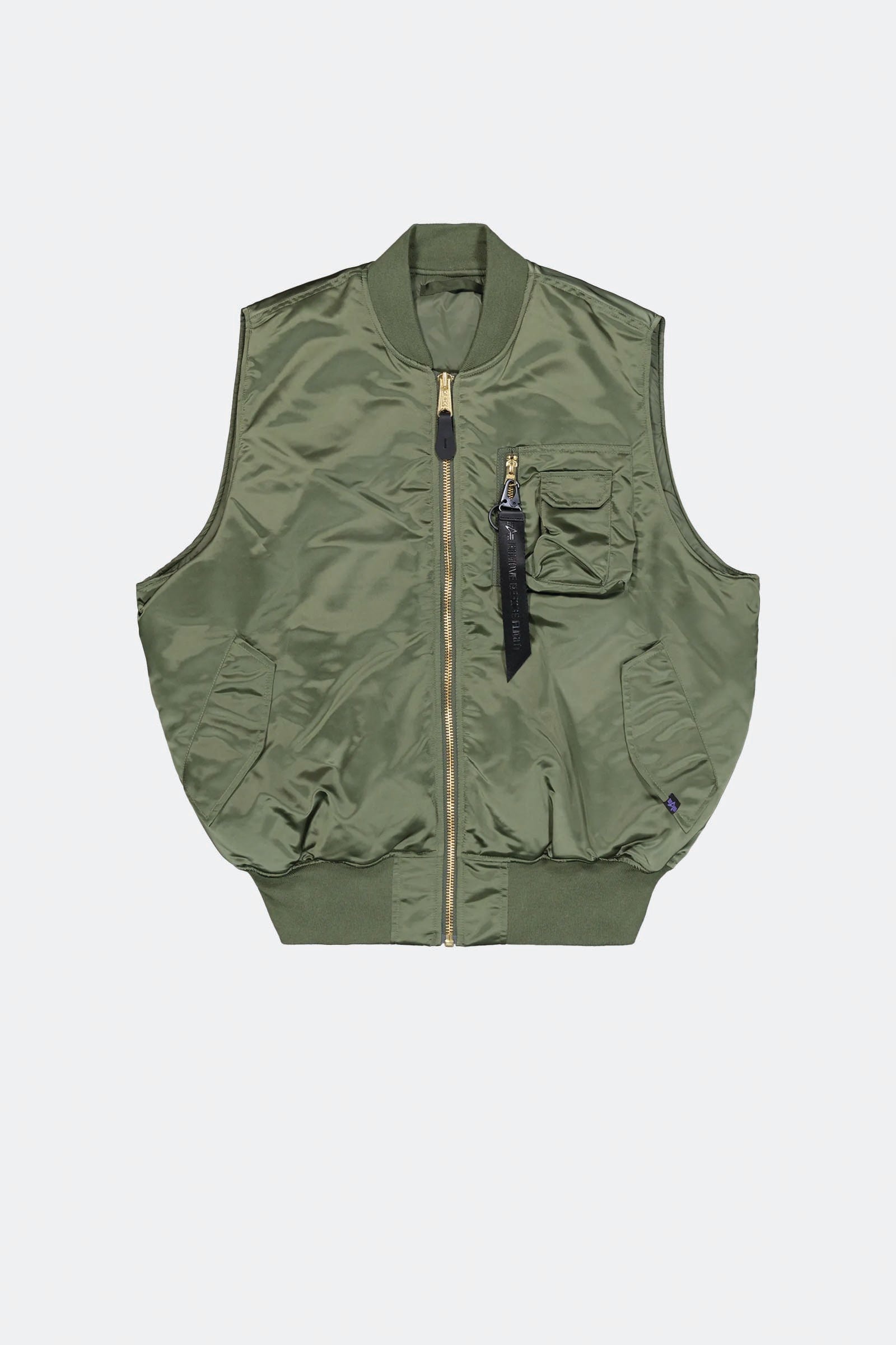  Alpha Industries Ma-1 Base Vest Unisex Verde - 1