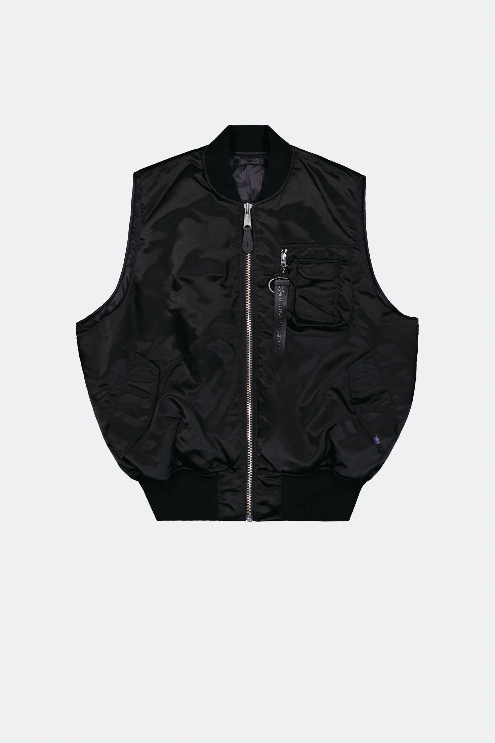  Alpha Industries Ma-1 Base Vest Unisex Nero - 1