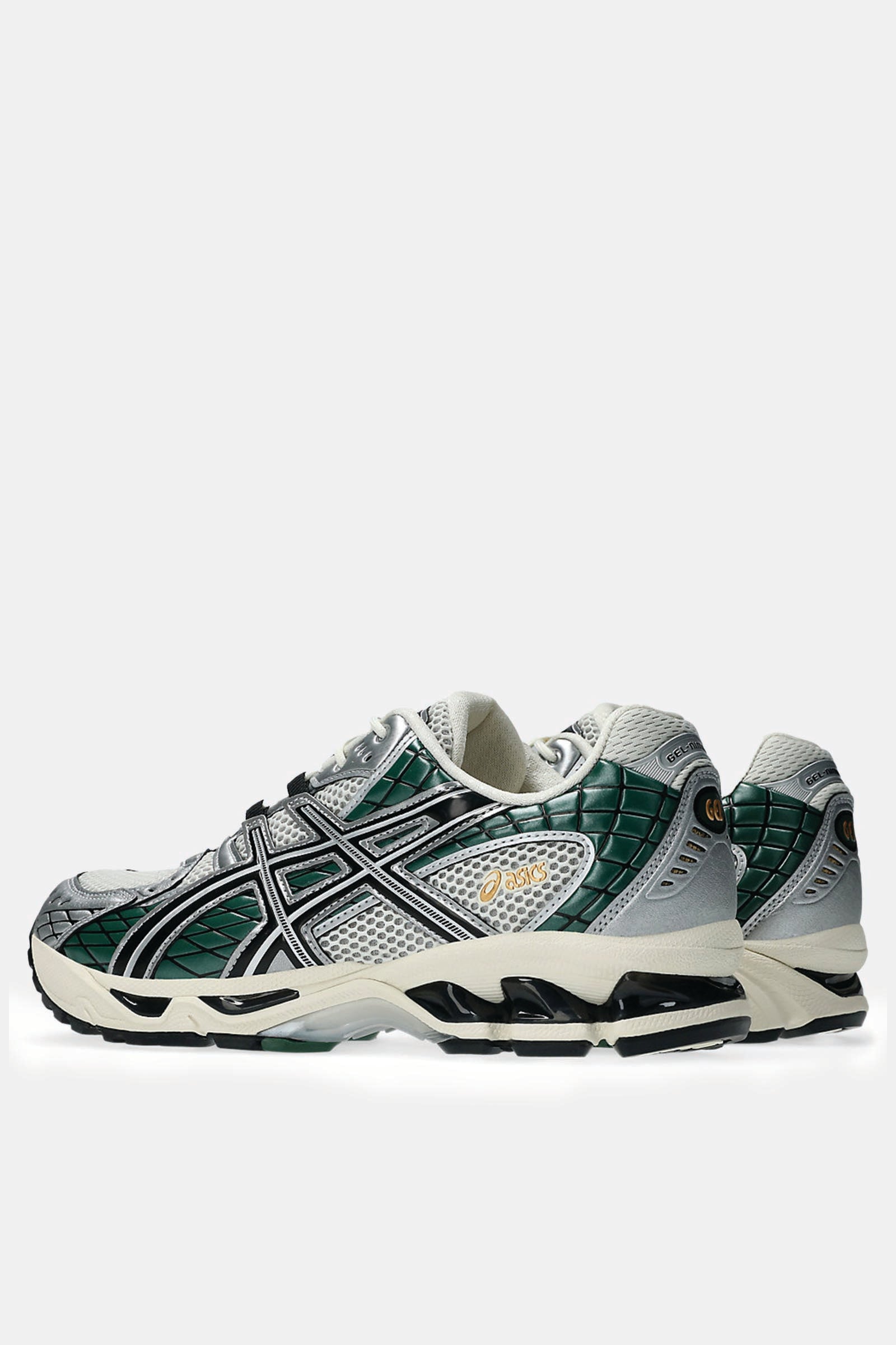 Asics Gel-nimbus 10.1 Argento Unisex Silver Green - 3