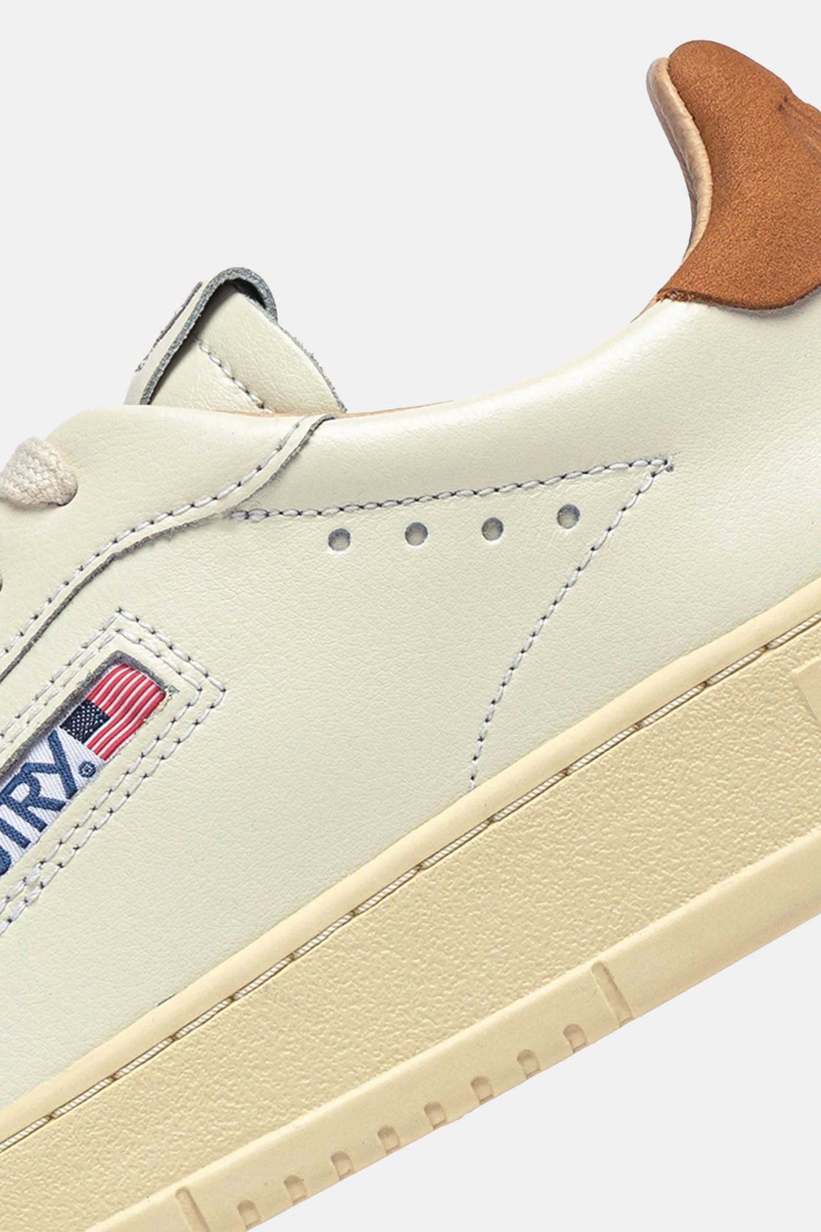  Autry Dallas Low Bianco Uomo White Beige - 4