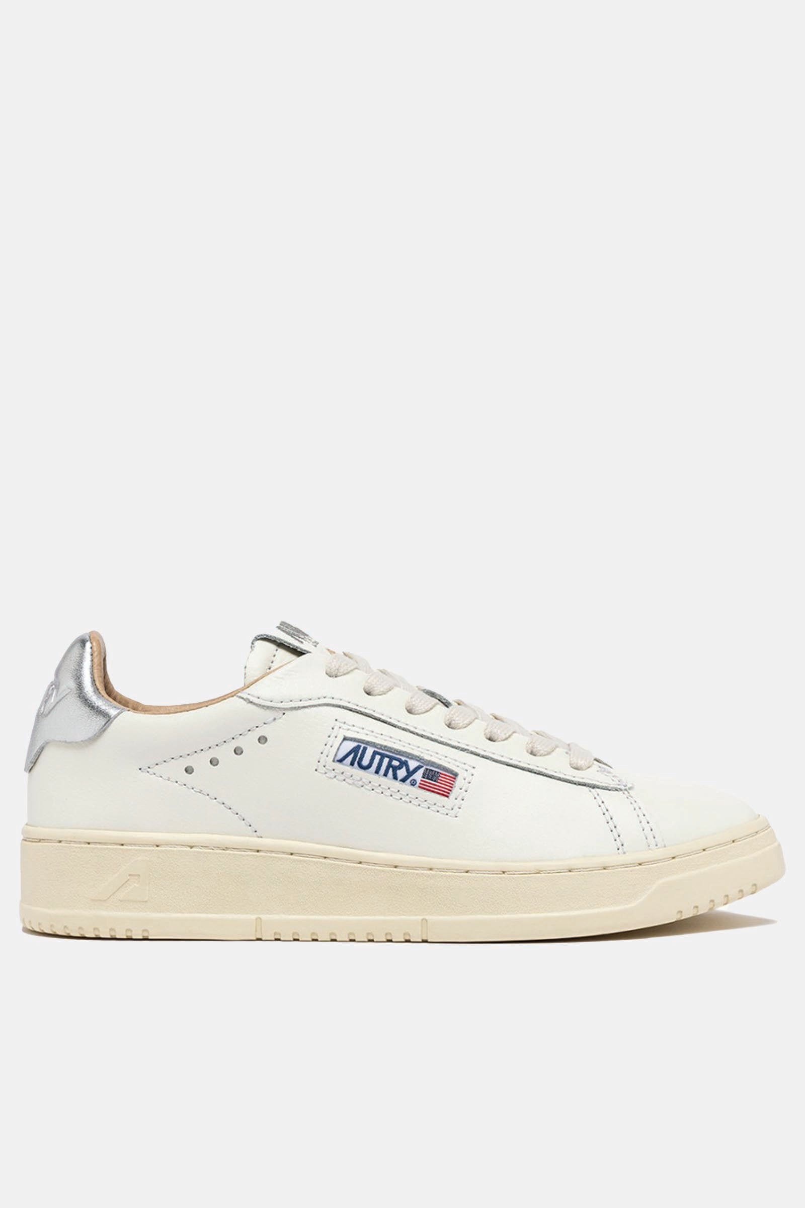  Autry Dallas Low Bianco Donna White Silver - 1