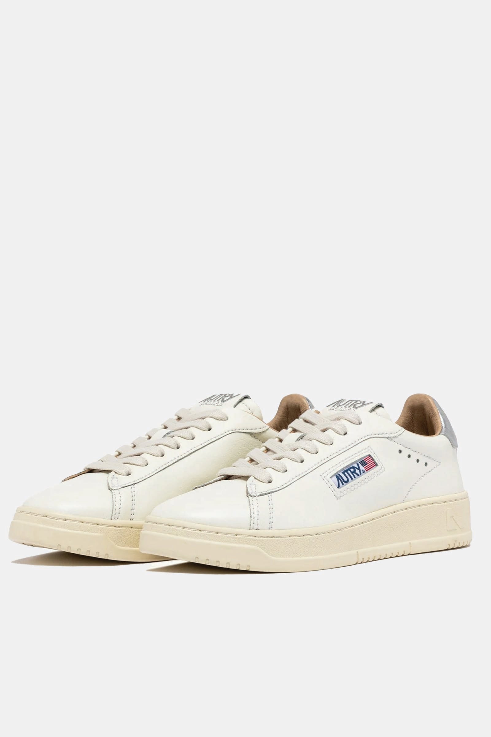  Autry Dallas Low Bianco Donna White Silver - 2