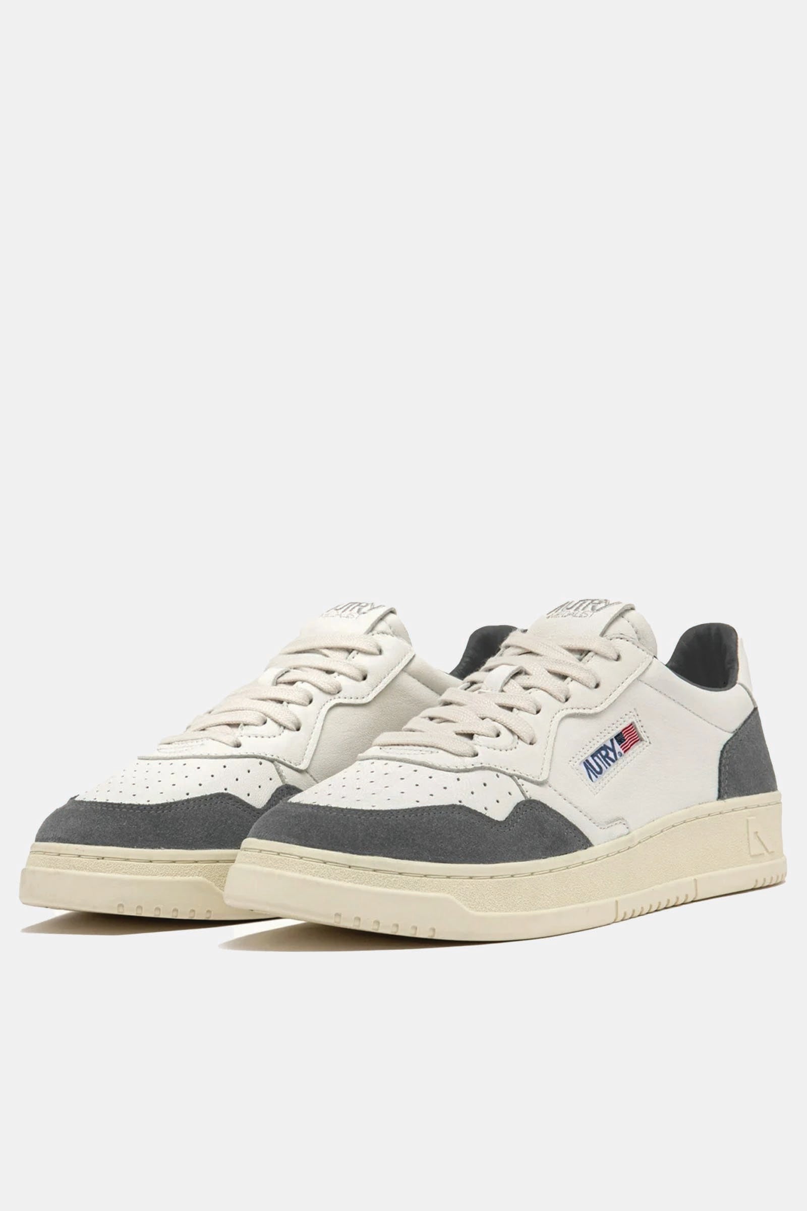  Autry Medalist Low Grigio Uomo Grigio Bianco - 2