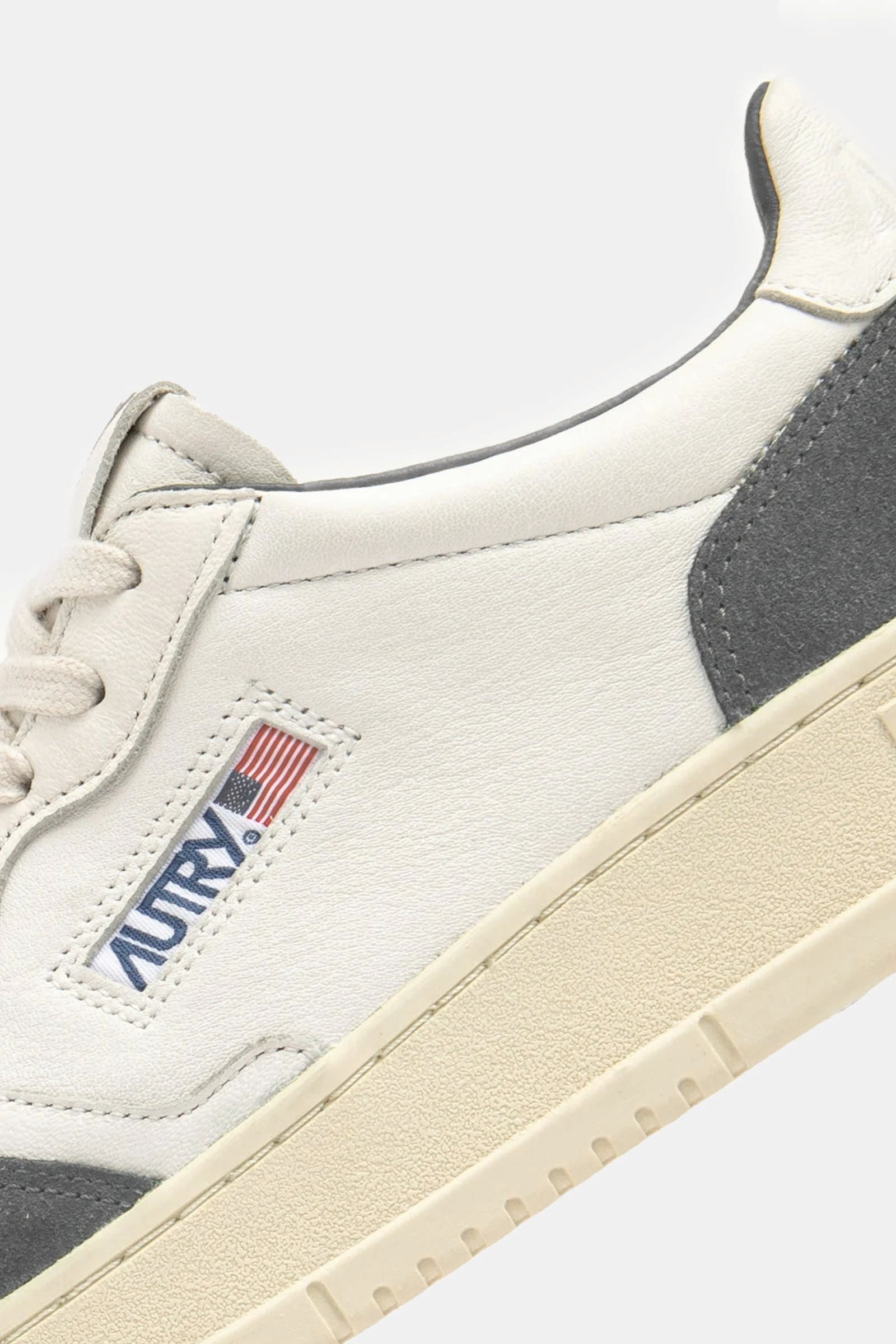  Autry Medalist Low Grigio Uomo Grigio Bianco - 4