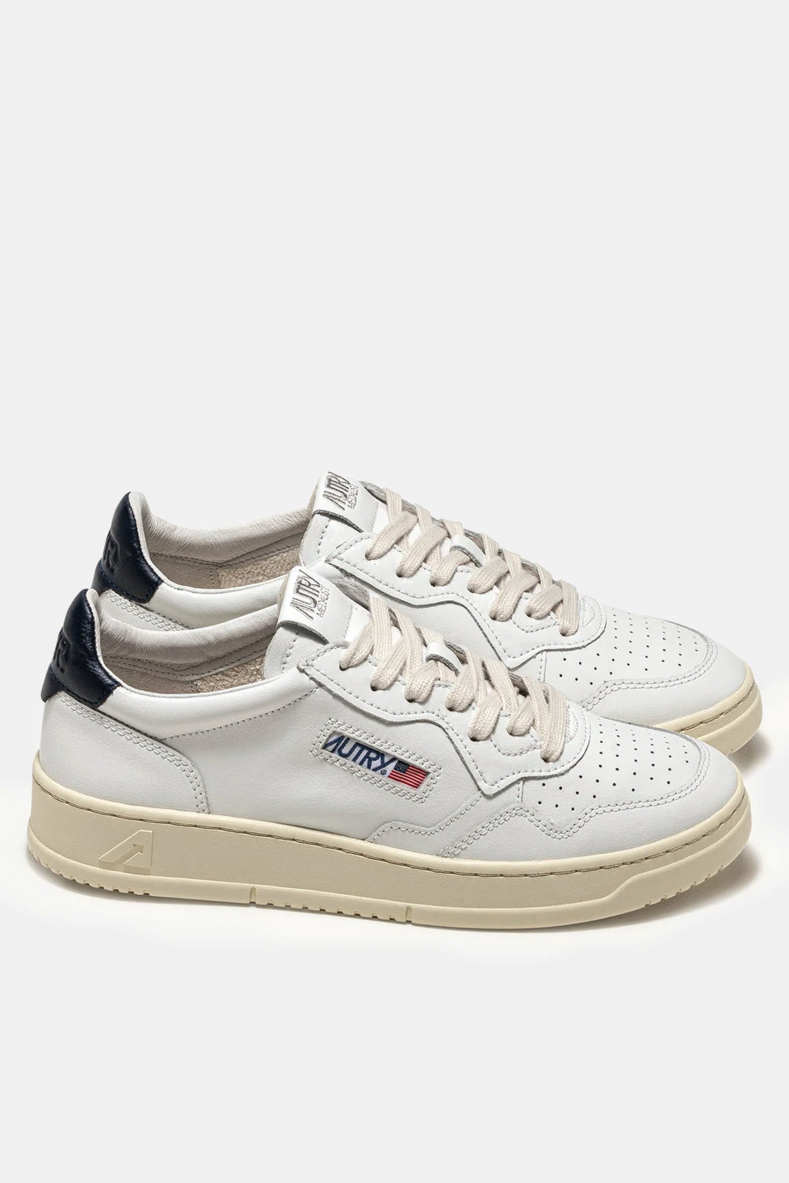  Autry Medalist Low Bianco Uomo Bianca Blu - 2