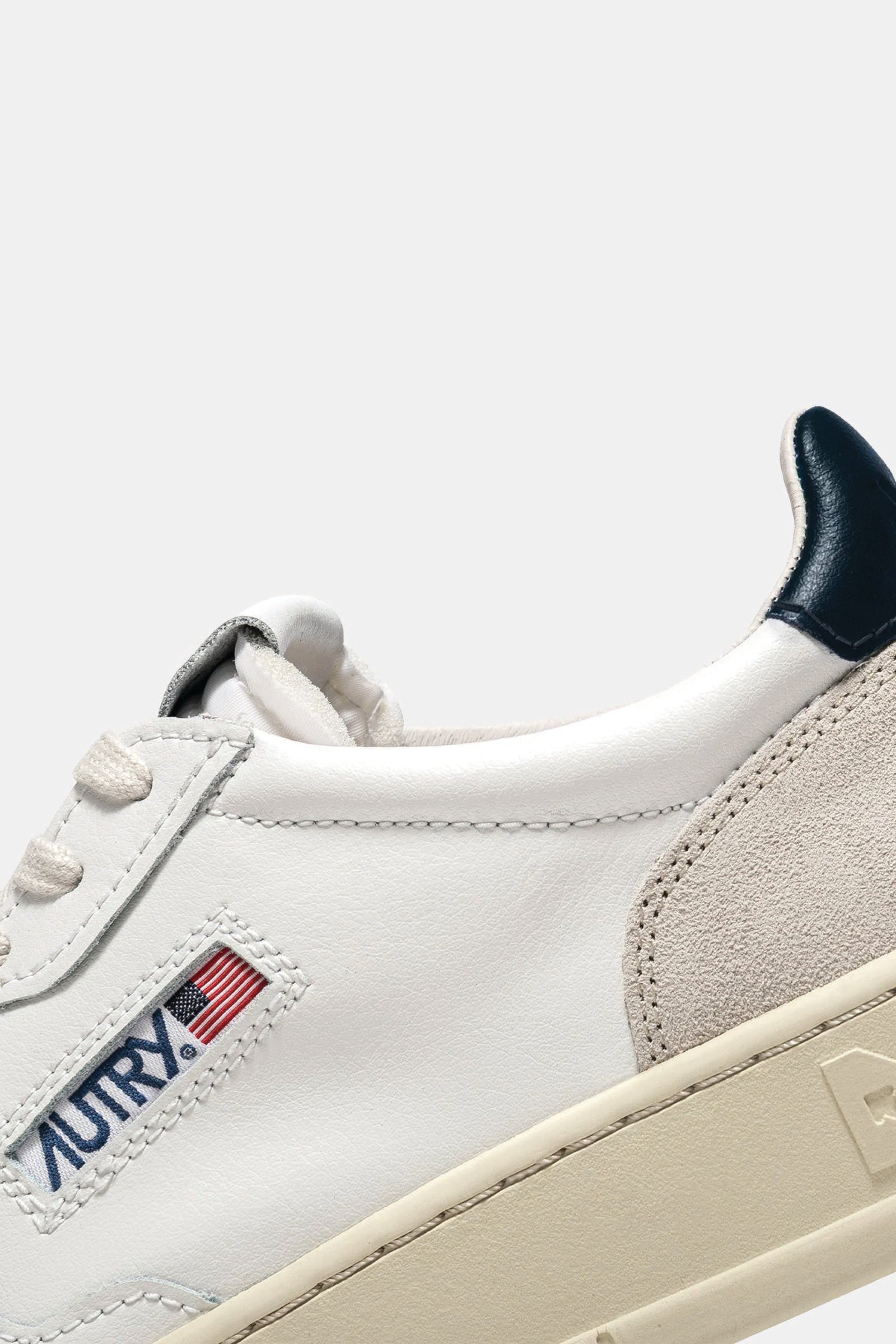  Autry Medalist Low Bianco Uomo Bianca Blu - 4