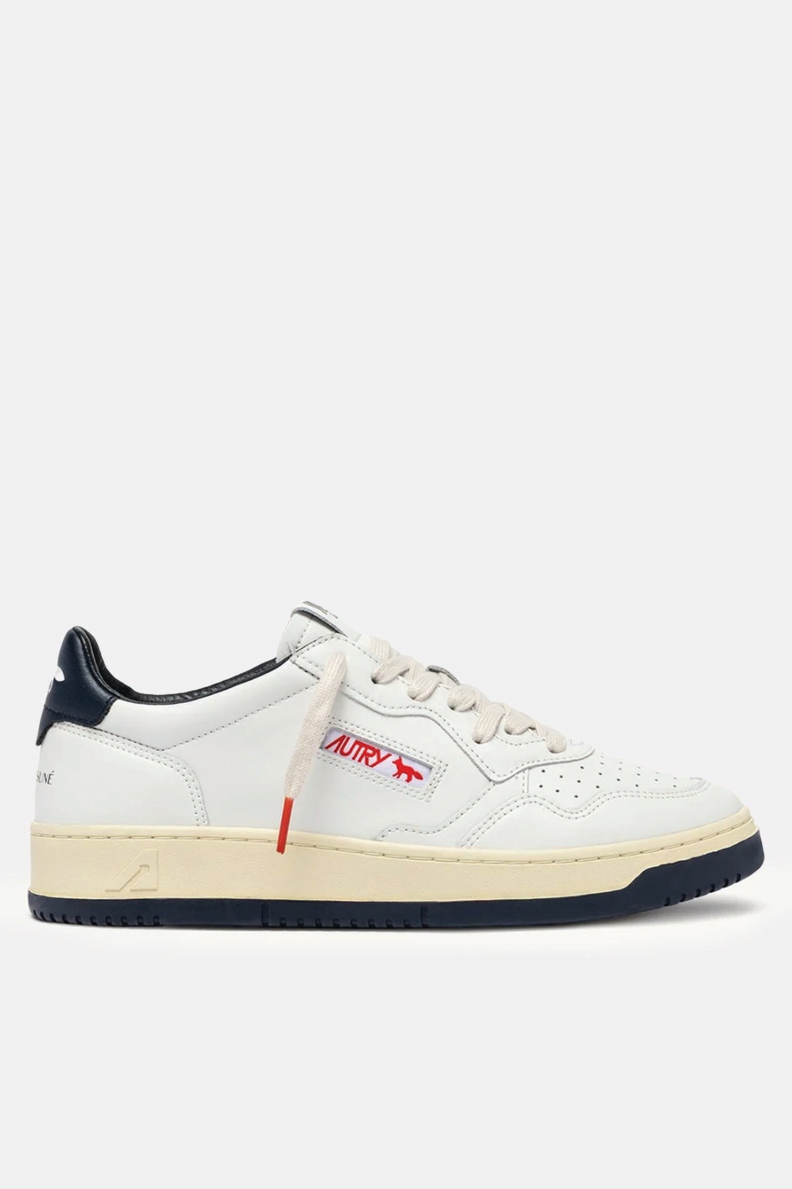  Autry Medalist Low 'maison Kitsuné' Bianco Uomo Bianco Blu - 1