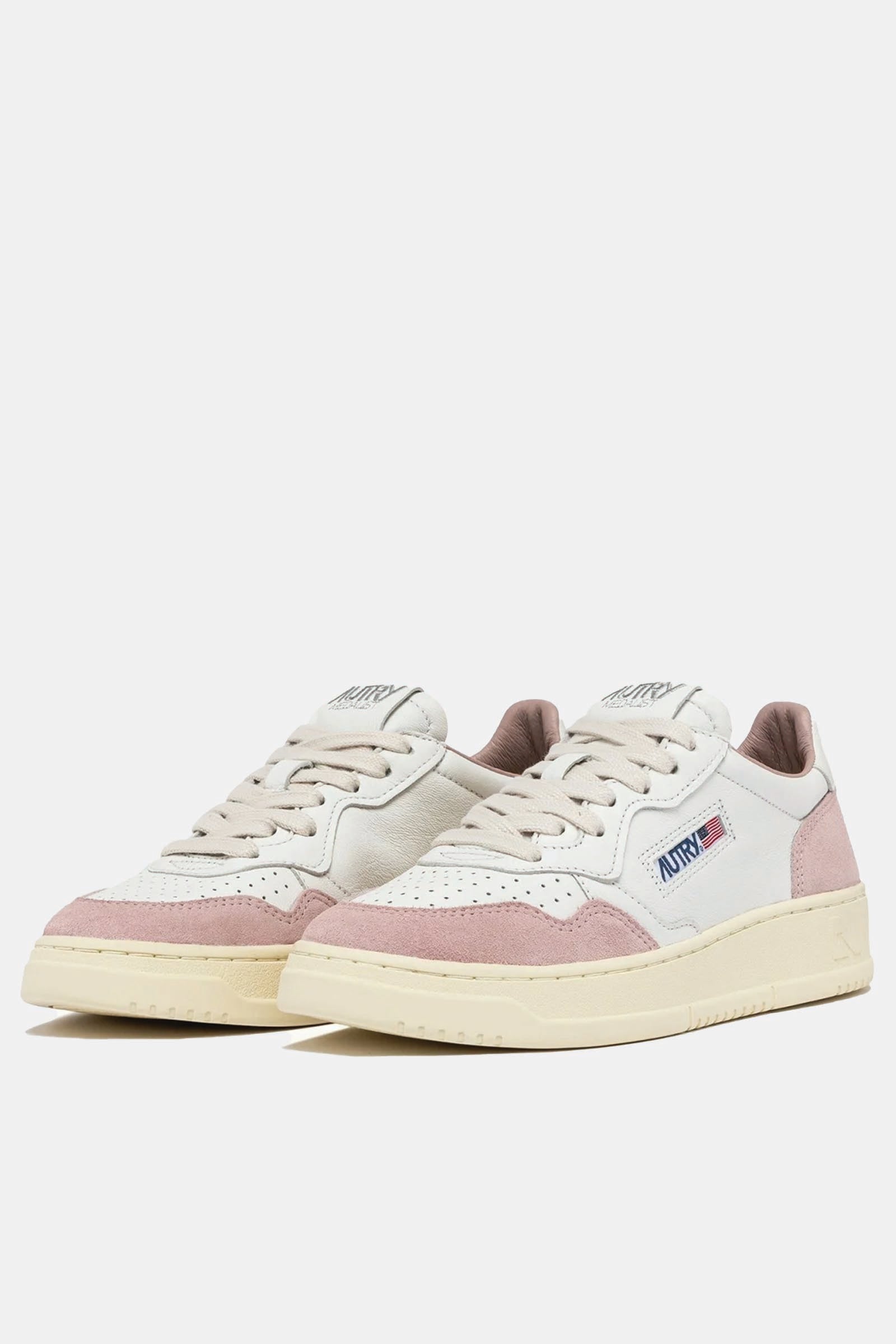  Autry Medalist Low Bianco Donna White Rose - 2