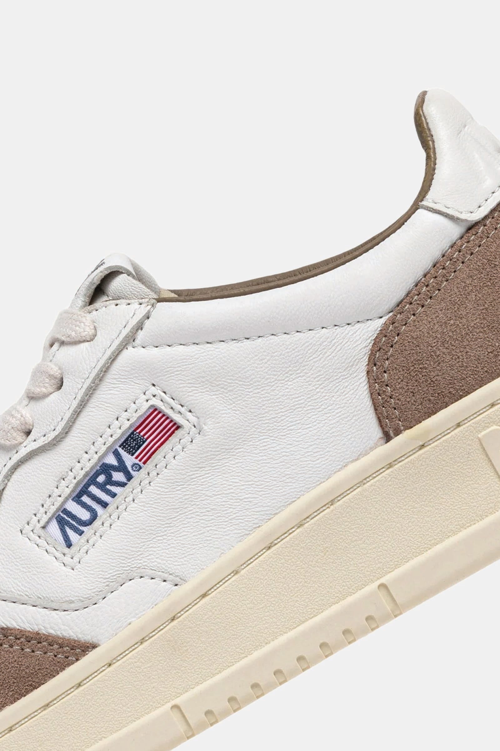  Autry Medalist Low Bianco Donna White Brown - 4