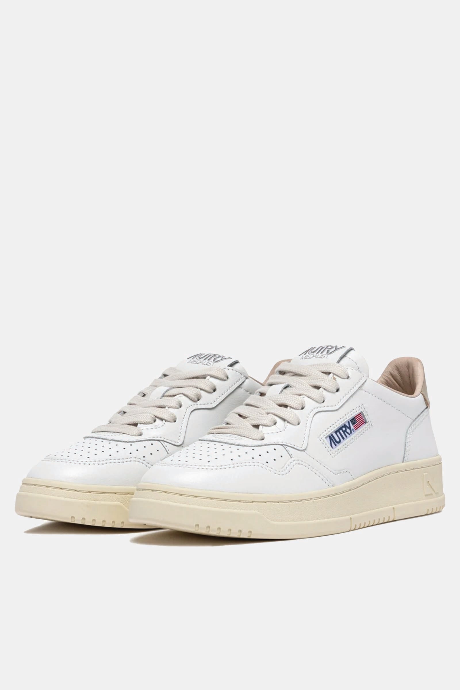  Autry Medalist Low Bianco Donna White Salvia - 2