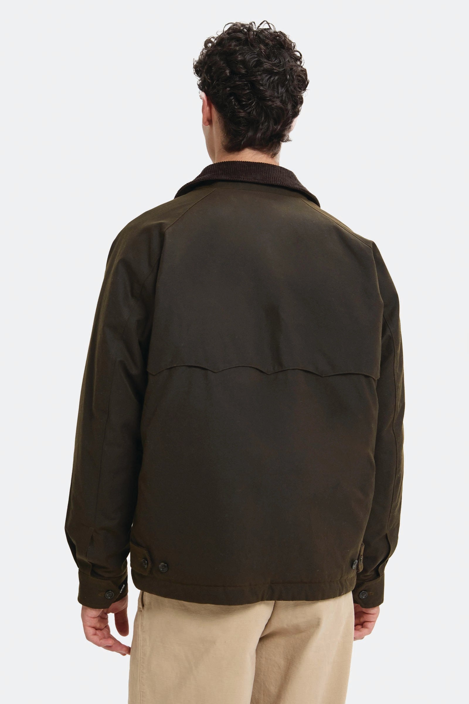  Baracuta Giacca Deck Cerata Uomo Verde - 3