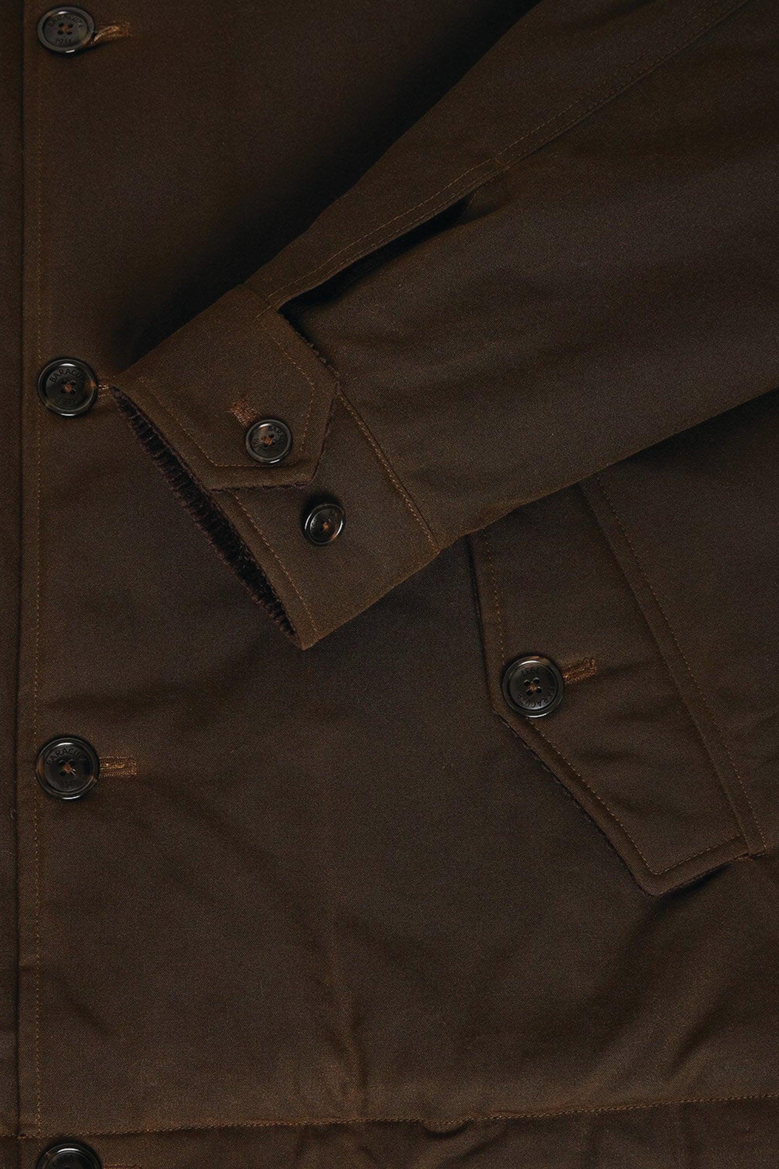  Baracuta Giacca Deck Cerata Uomo Verde - 6