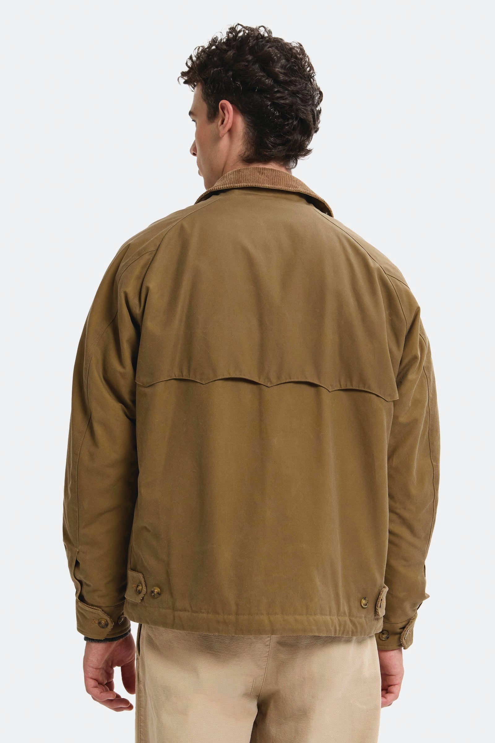  Baracuta Giacca Deck Cerata Uomo Beige - 3