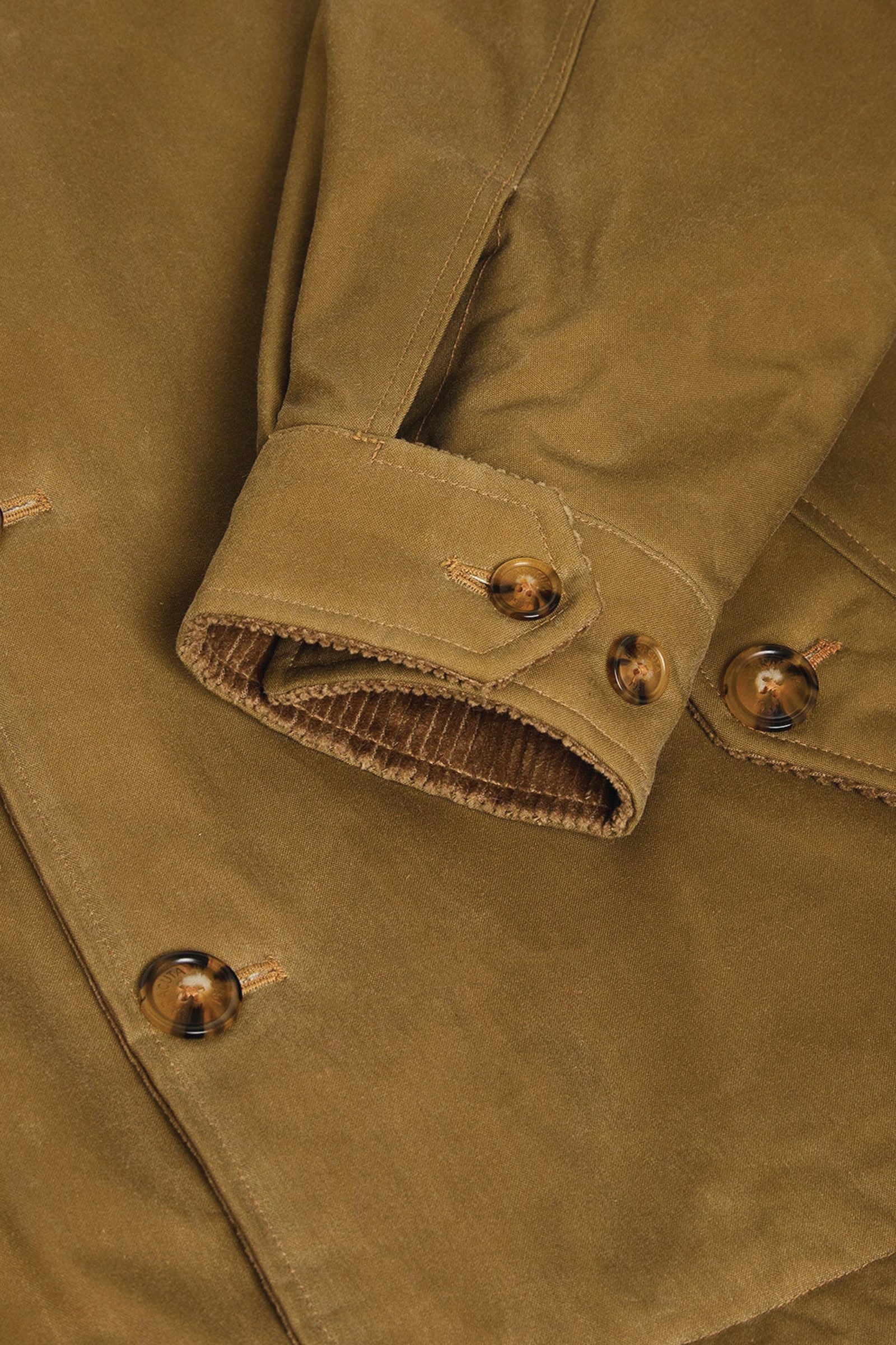  Baracuta Giacca Deck Cerata Uomo Beige - 6