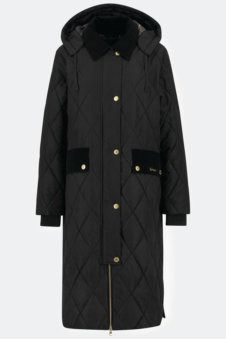  Barbour Meredith Unisex Nero - 6