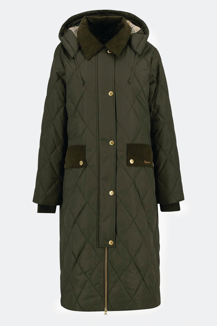  Barbour Meredith Verde Unisex Verde Oliva - 5