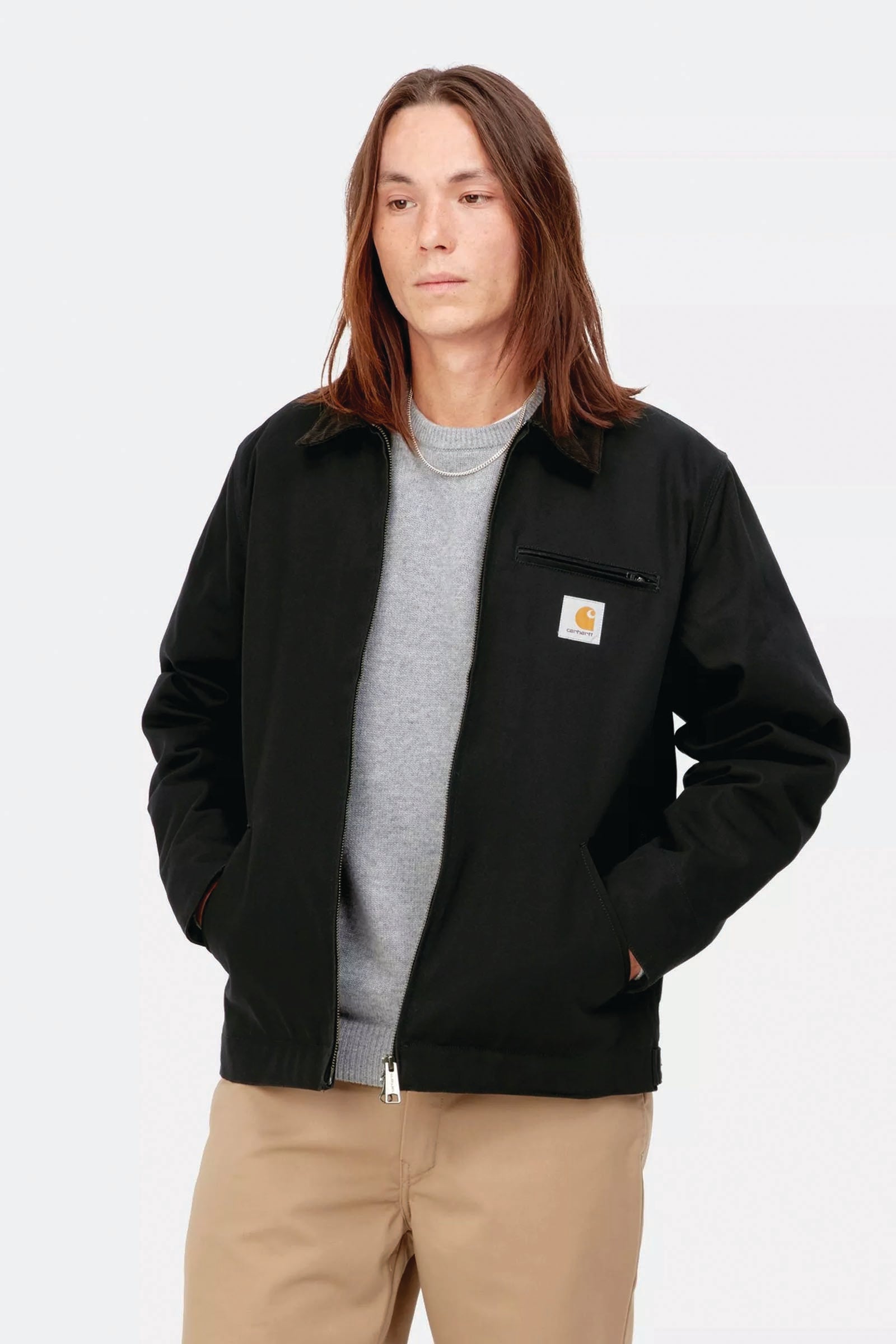  Carhartt Detroit Jacket (winter) Uomo Nero - 2