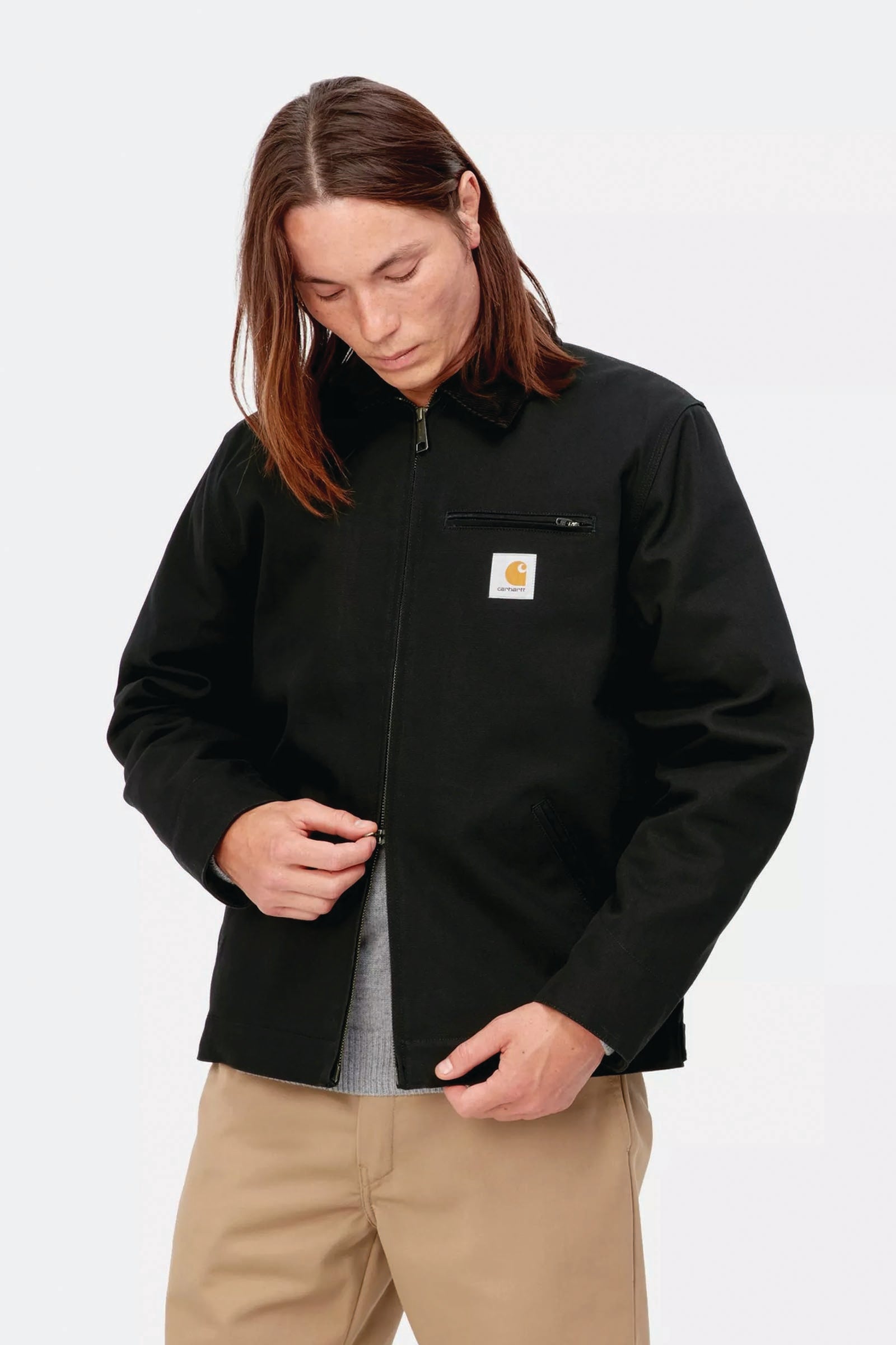  Carhartt Detroit Jacket (winter) Uomo Nero - 4