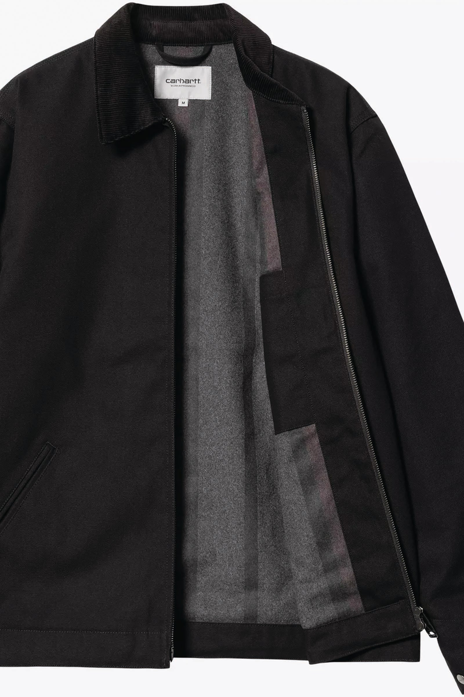  Carhartt Detroit Jacket (winter) Uomo Nero - 5