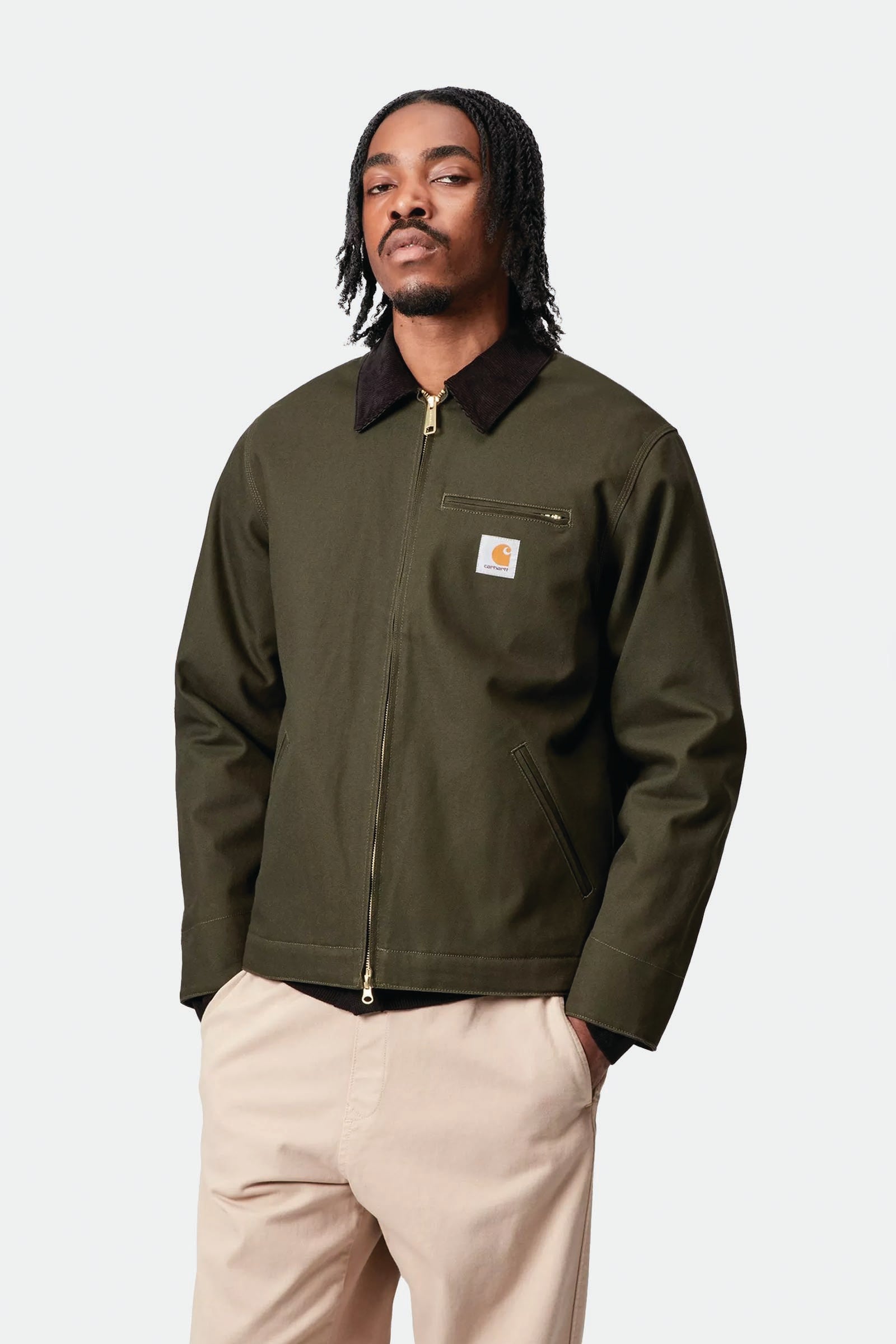  Carhartt Detroit Jacket Uomo Verde - 2