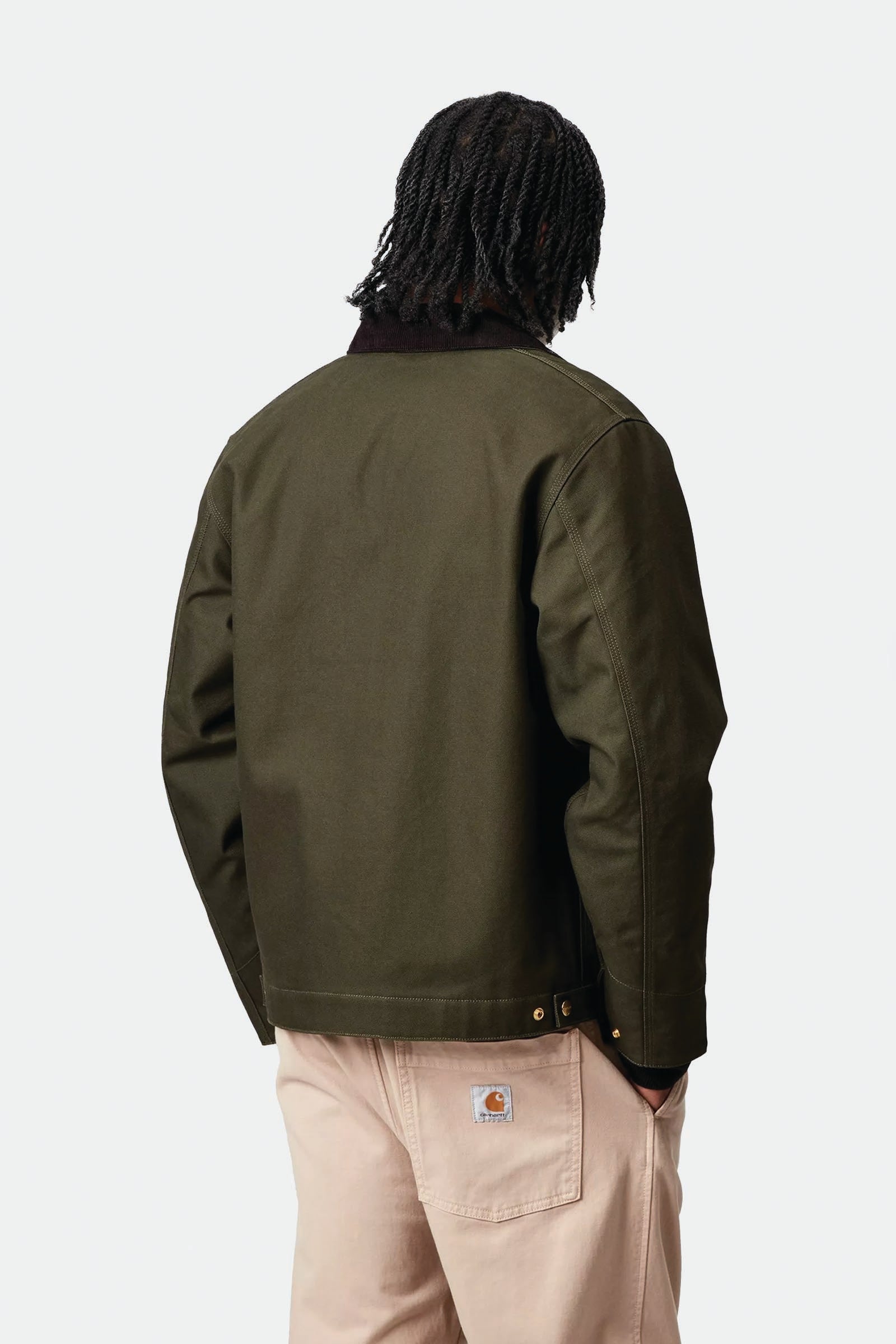  Carhartt Detroit Jacket Uomo Verde - 3