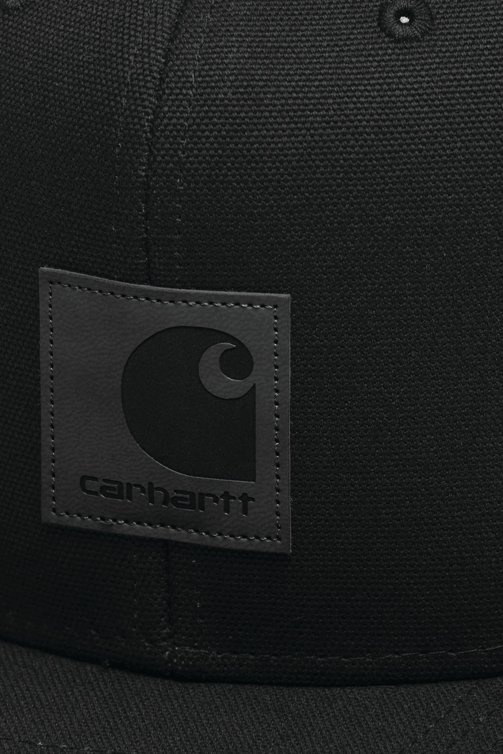  Carhartt Logo Cap Nero Unisex Black - 3