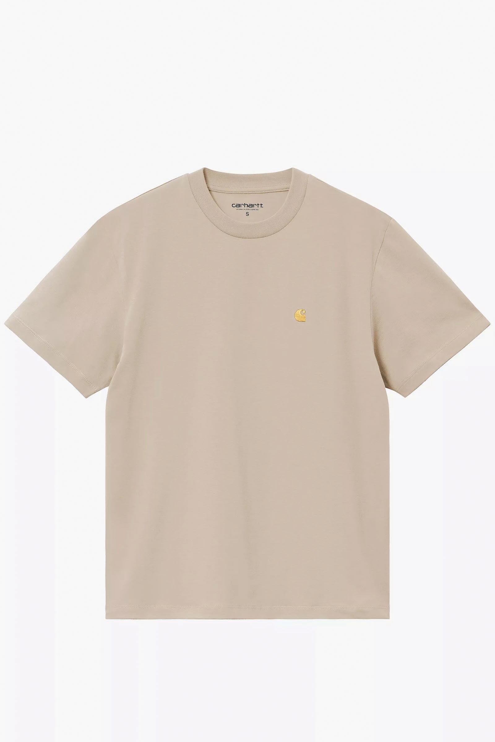 Carhartt S/s Chase T-shirt Marrone Donna Sabbia - 1
