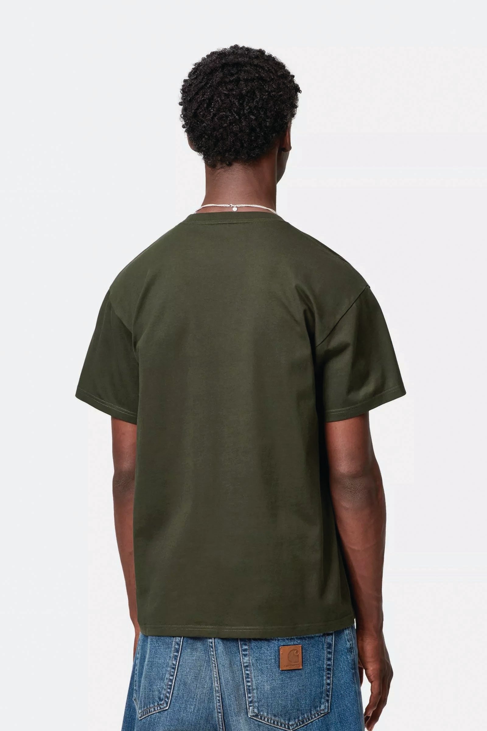  Carhartt S/s Chase T-shirt Verde Uomo Verde Oliva - 4