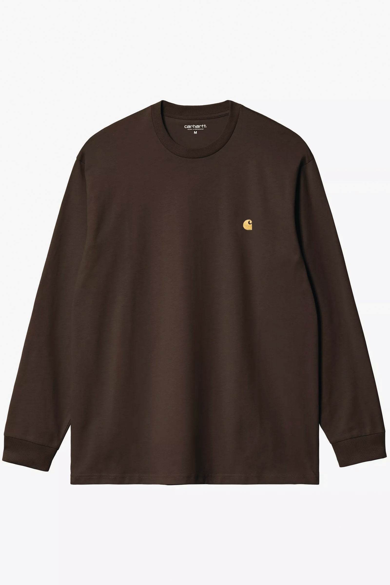 Carhartt L/s Chase T-shirt Marrone Uomo Tabacco - 1