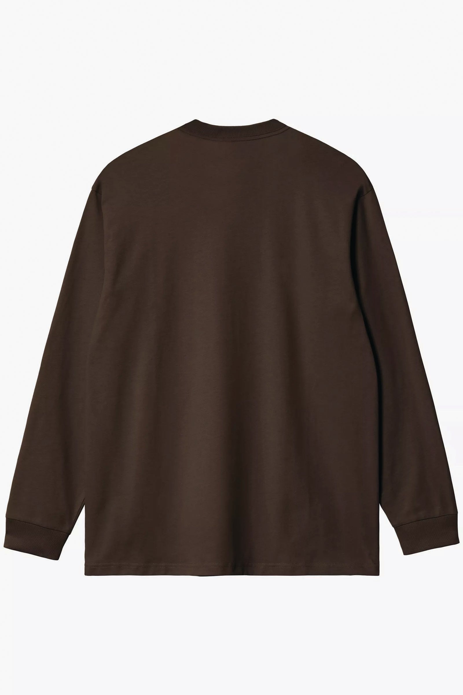  Carhartt L/s Chase T-shirt Marrone Uomo Tabacco - 2