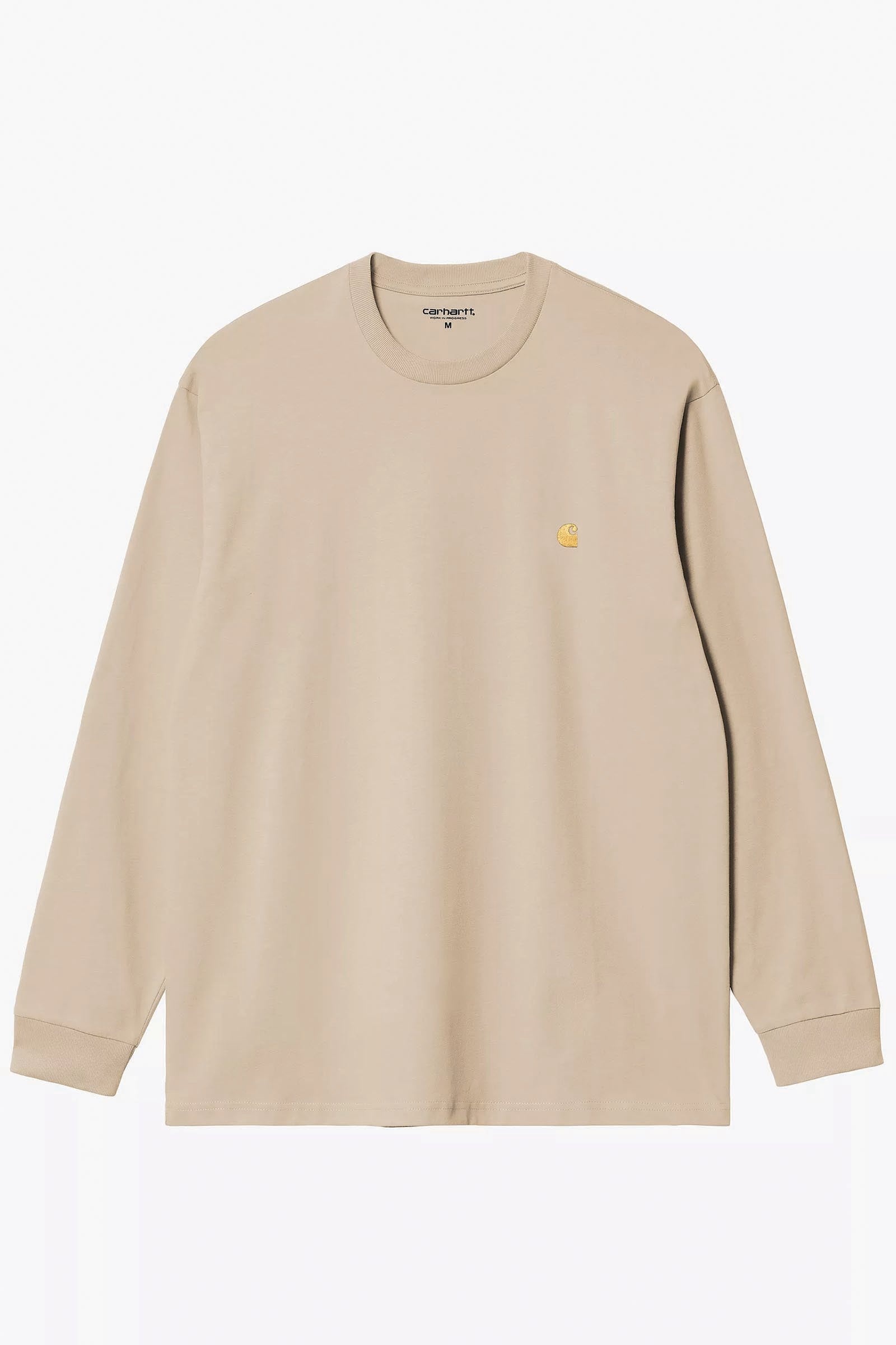  Carhartt L/s Chase T-shirt Marrone Unisex Sabbia - 1