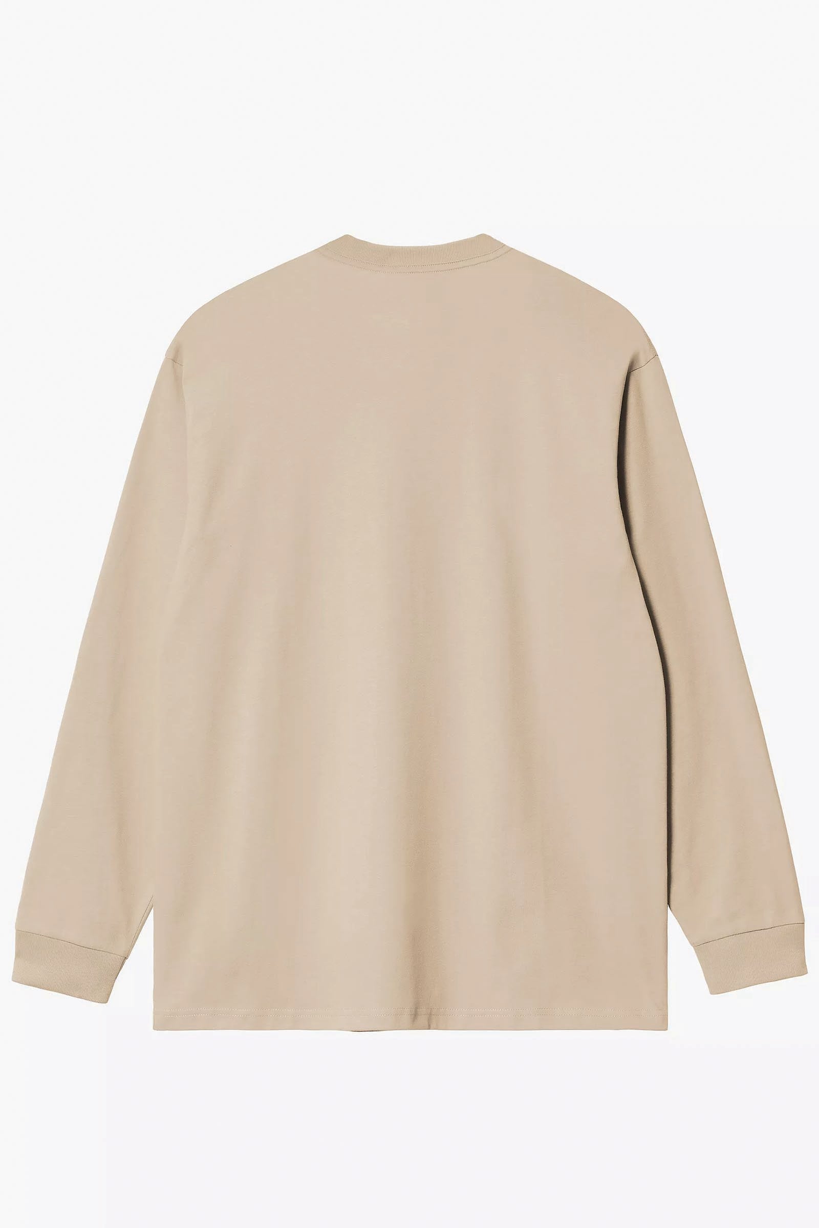  Carhartt L/s Chase T-shirt Marrone Unisex Sabbia - 2