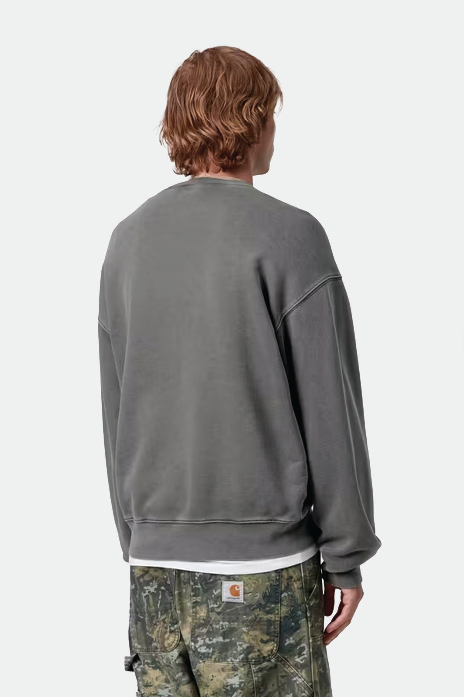  Carhartt Vista Sweatshirt Uomo Grigio - 3