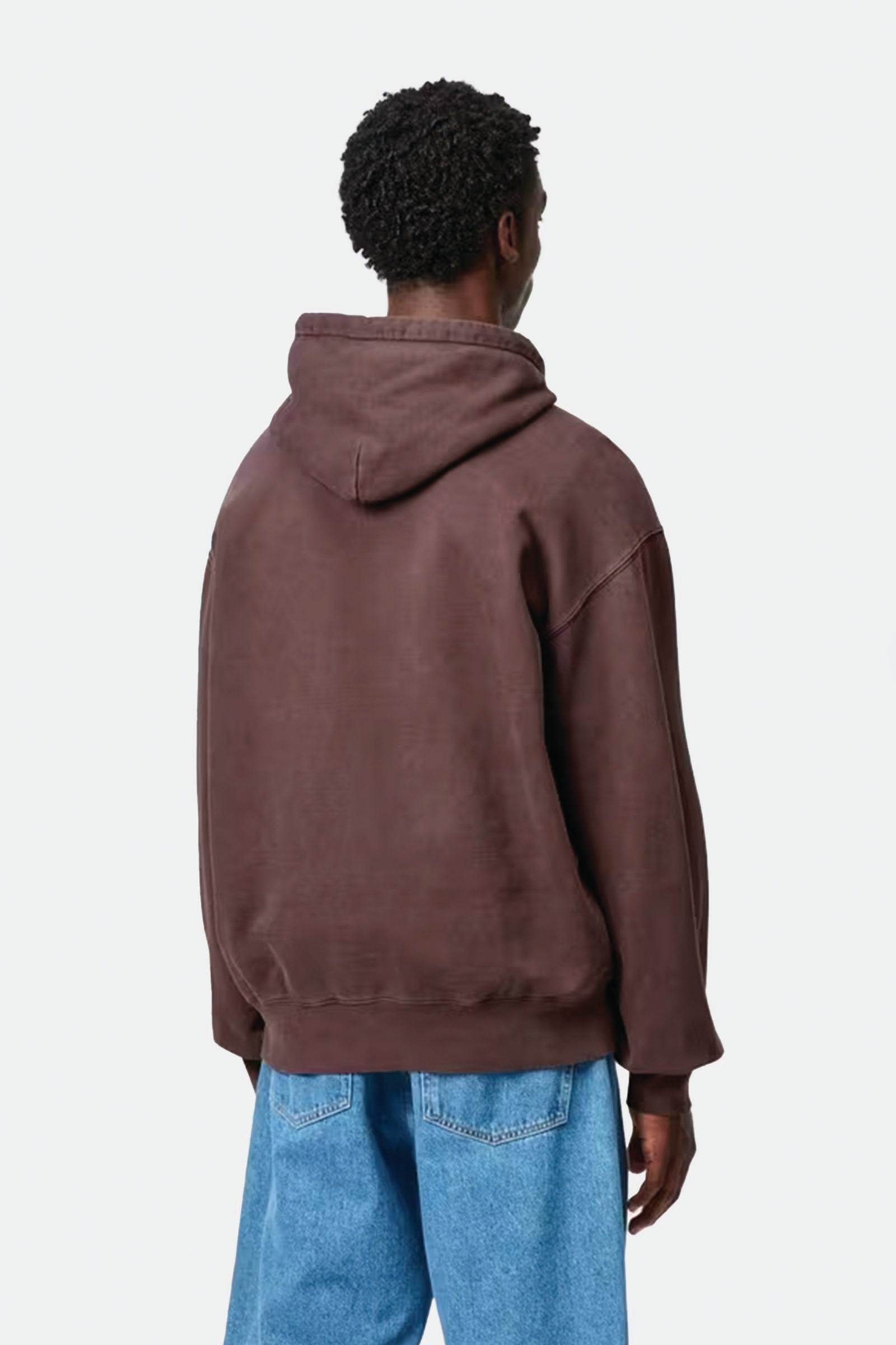  Carhartt Hooded Vista Sweatshirt Marrone Uomo Marrone Scuro - 3