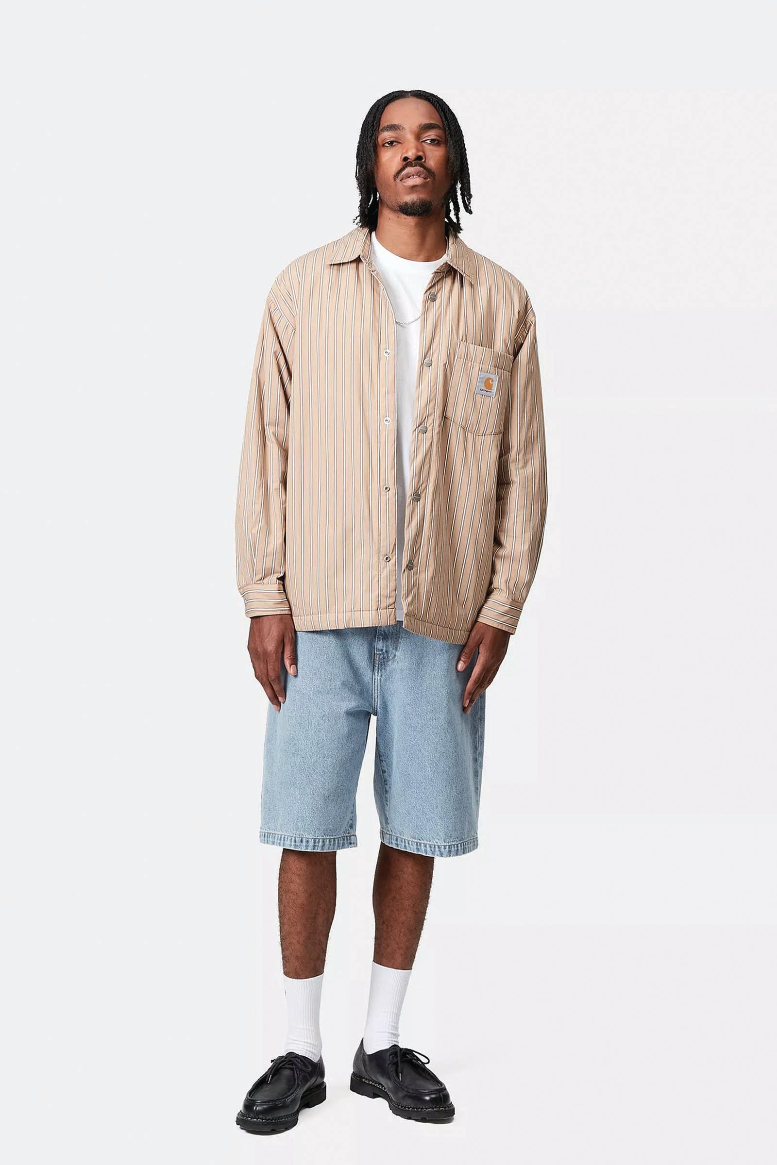  Carhartt Landon Short Blu Unisex Blu Chiaro - 3