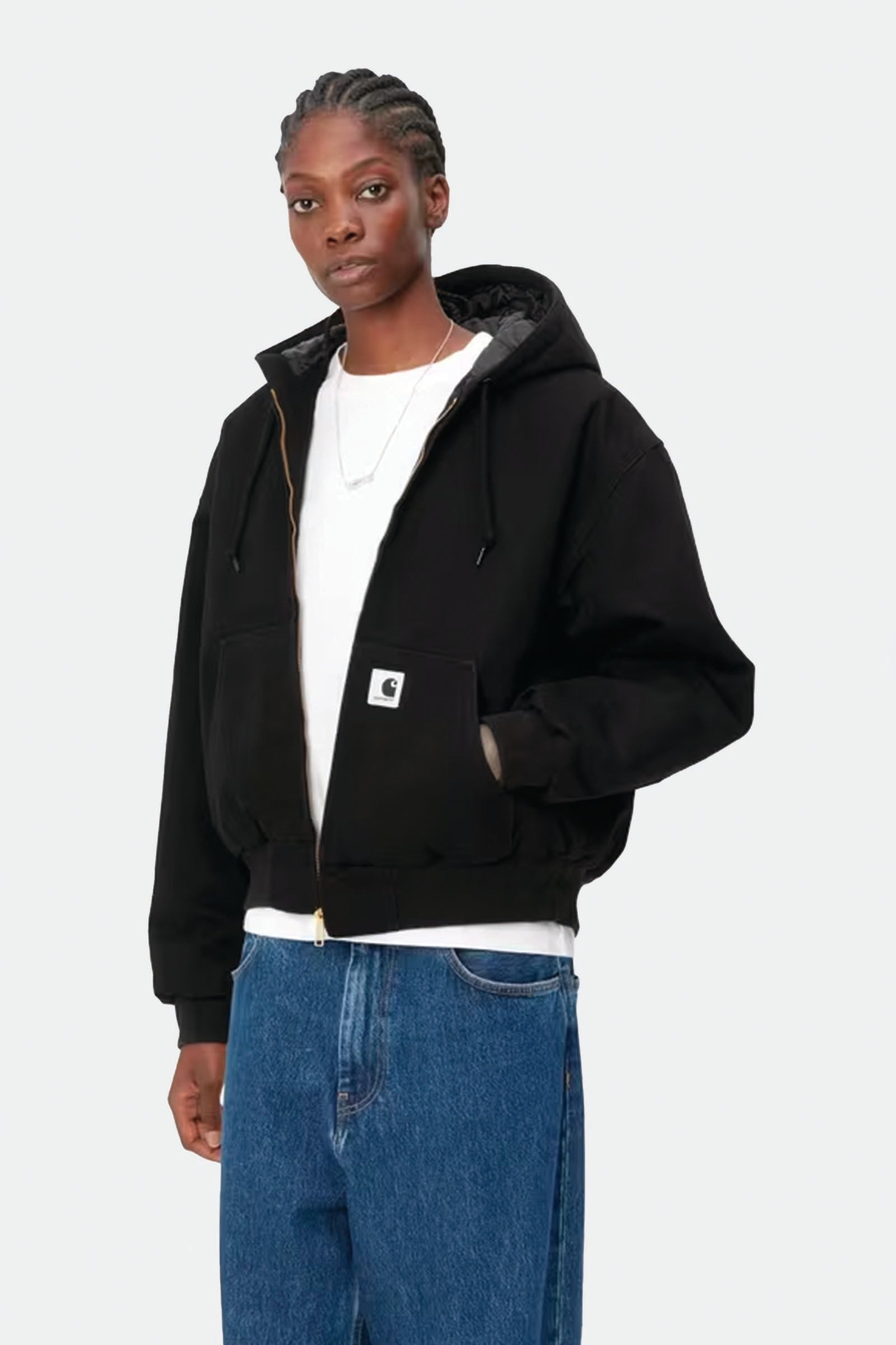  Carhartt Women’s Og Active Jacket Donna Nero - 2