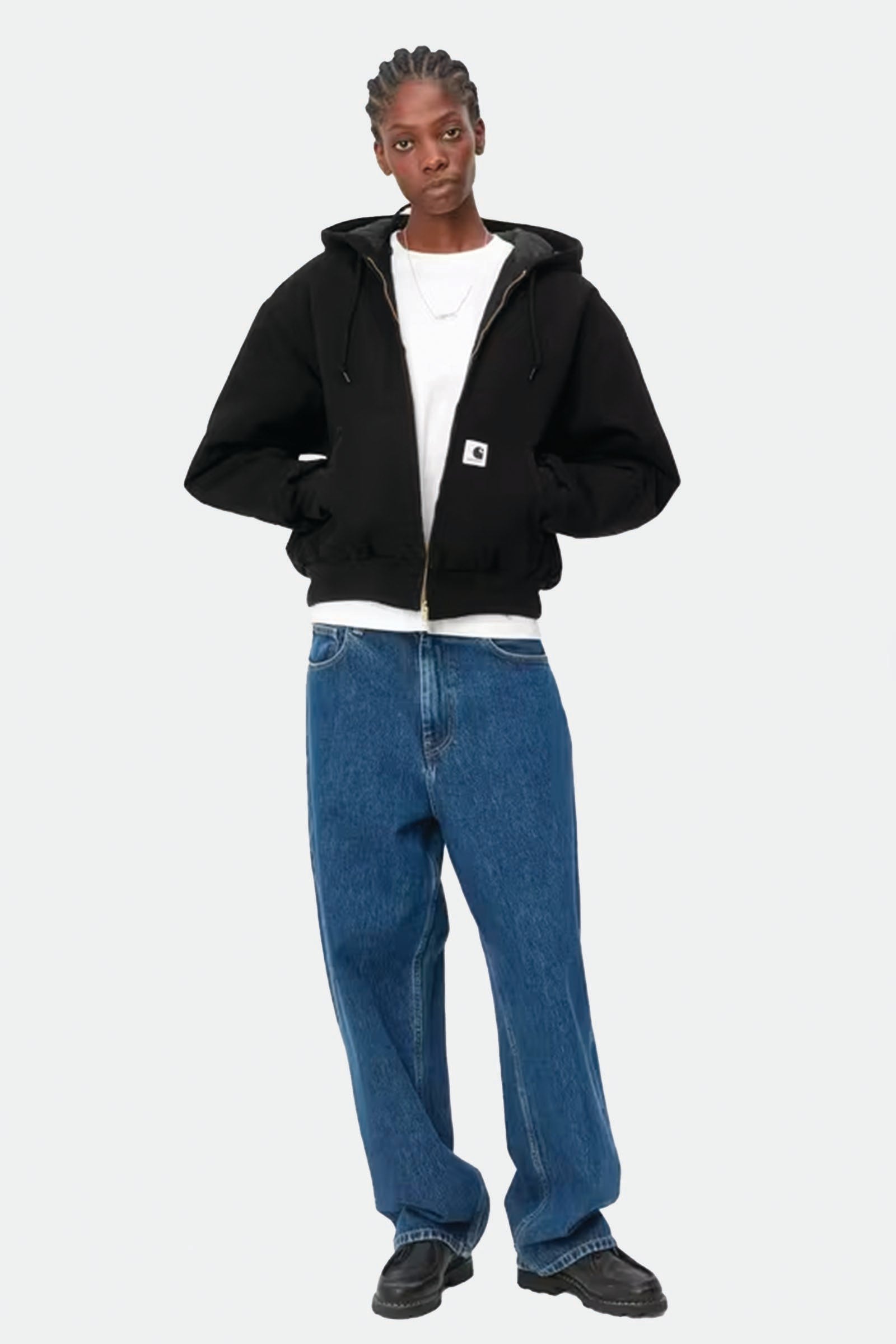  Carhartt Women’s Og Active Jacket Donna Nero - 4