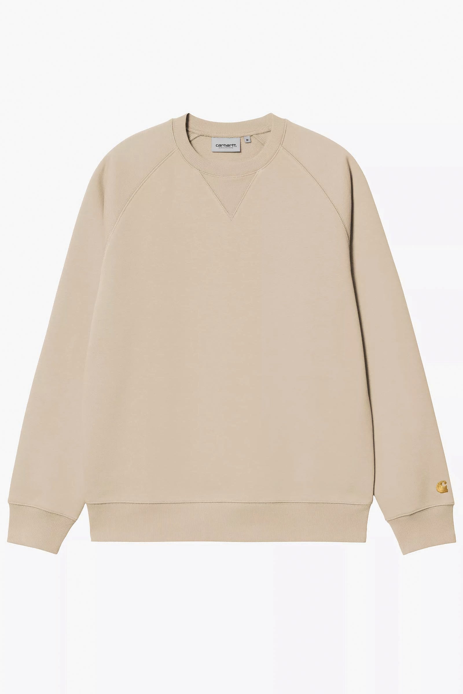  Carhartt Chase Sweatshirt Uomo Beige - 1