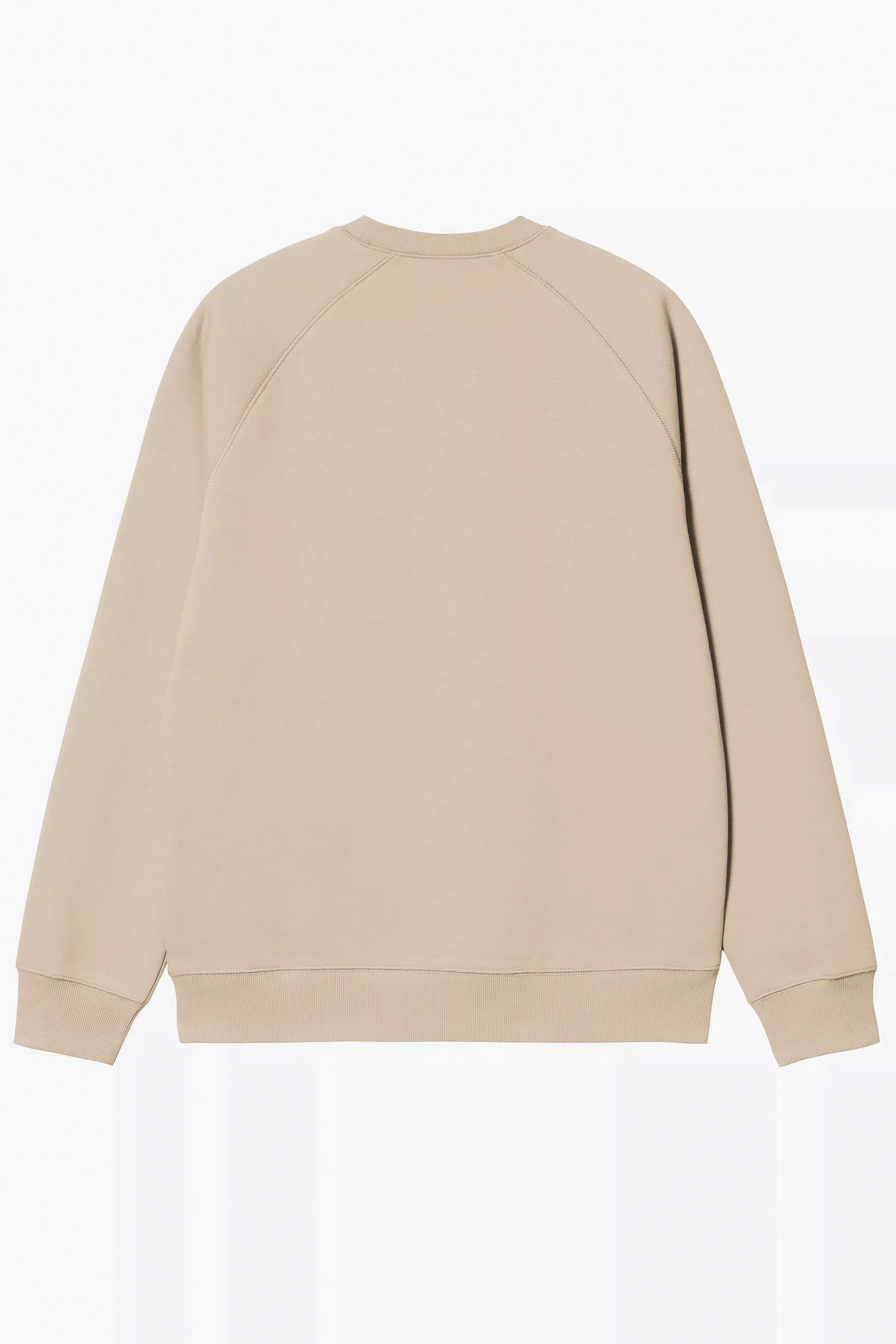  Carhartt Chase Sweatshirt Uomo Beige - 2