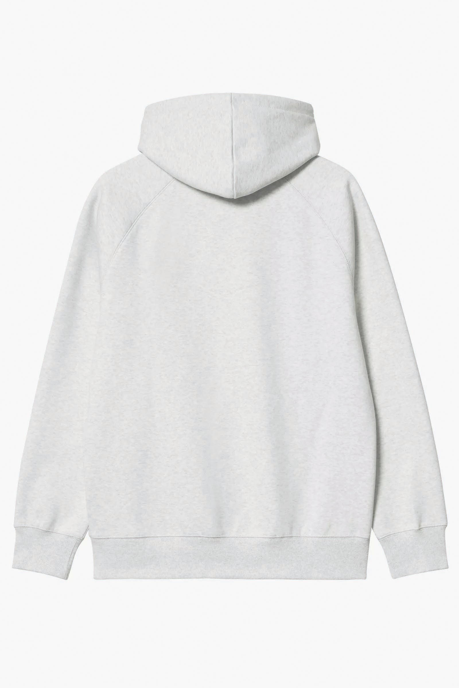  Carhartt Hooded Chase Sweatshirt Grigio Unisex Grigio Chiaro - 2