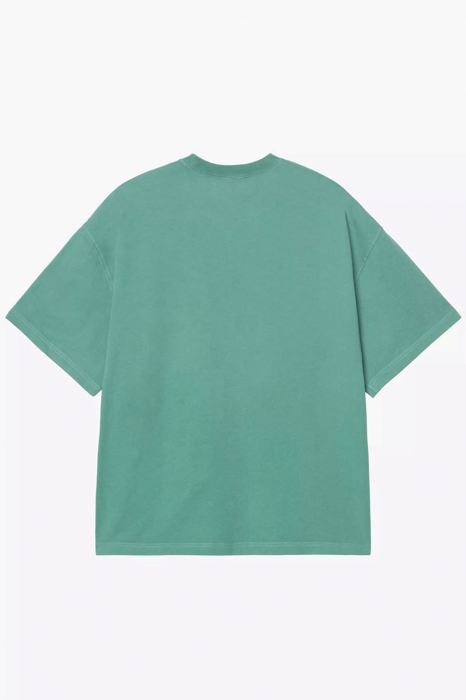  Carhartt S/s Hudson Pocket T-shirt Uomo Verde - 2