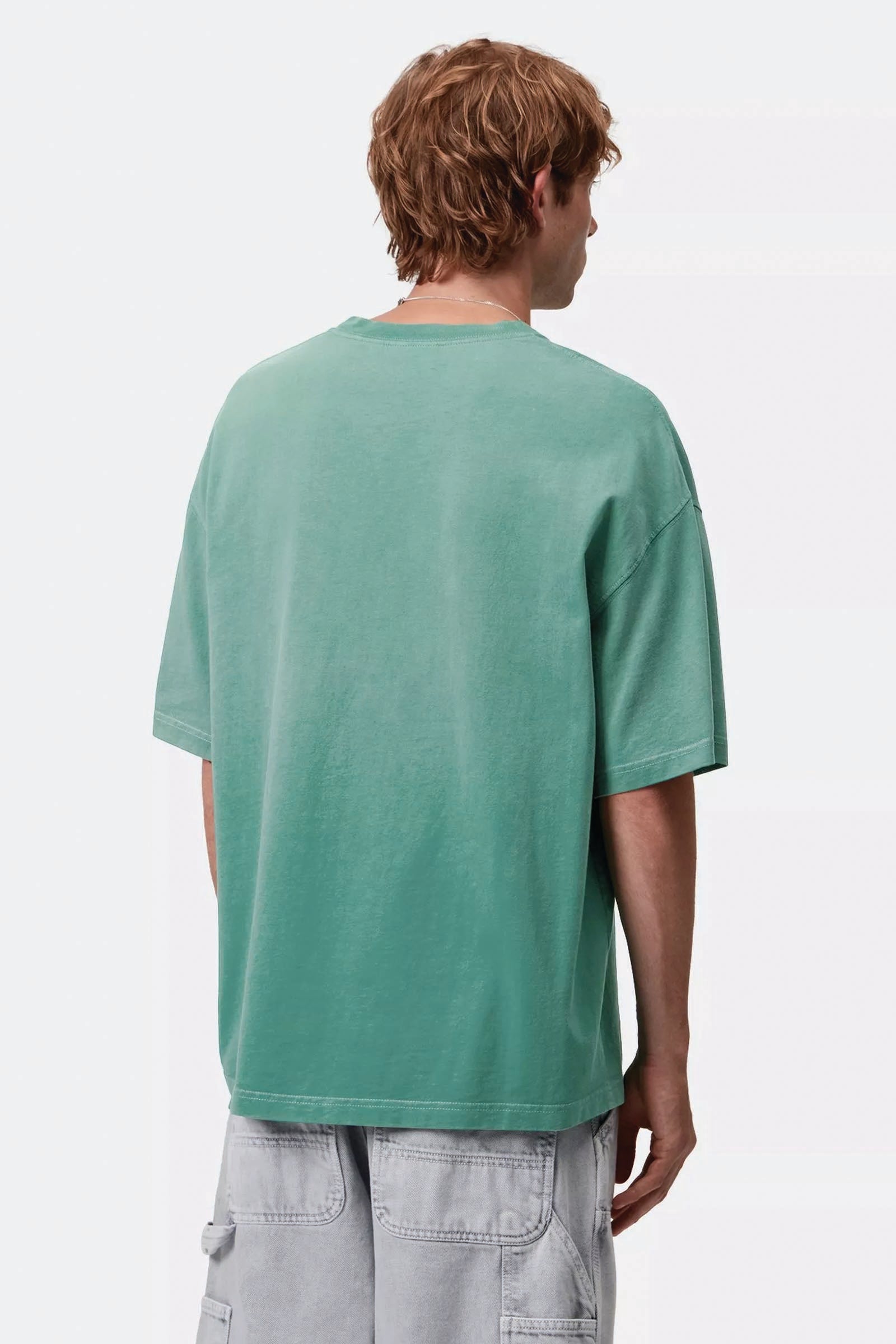 Carhartt S/s Hudson Pocket T-shirt Uomo Verde - 4