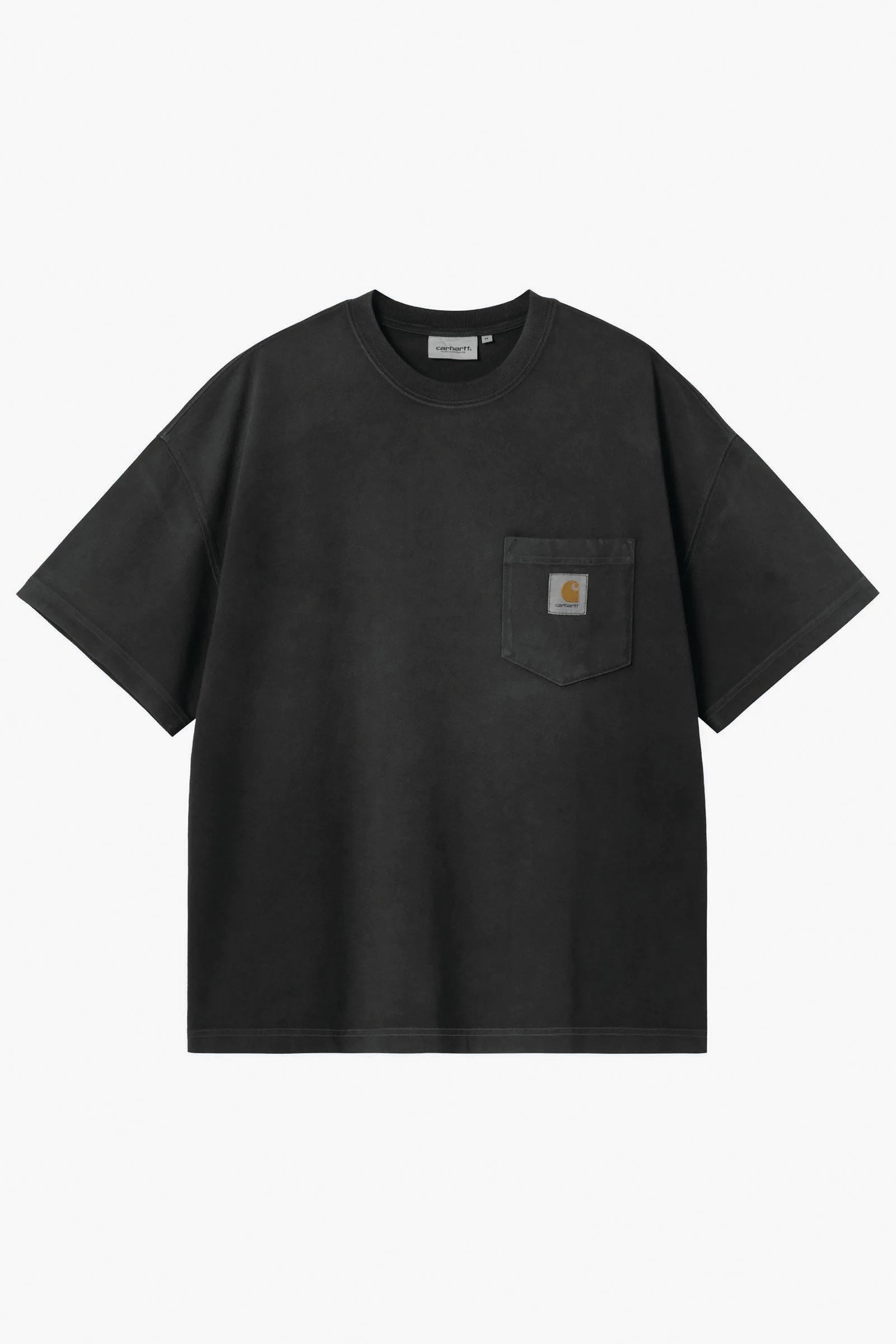  Carhartt S/s Hudson Pocket T-shirt Grigio Uomo Antracite - 1