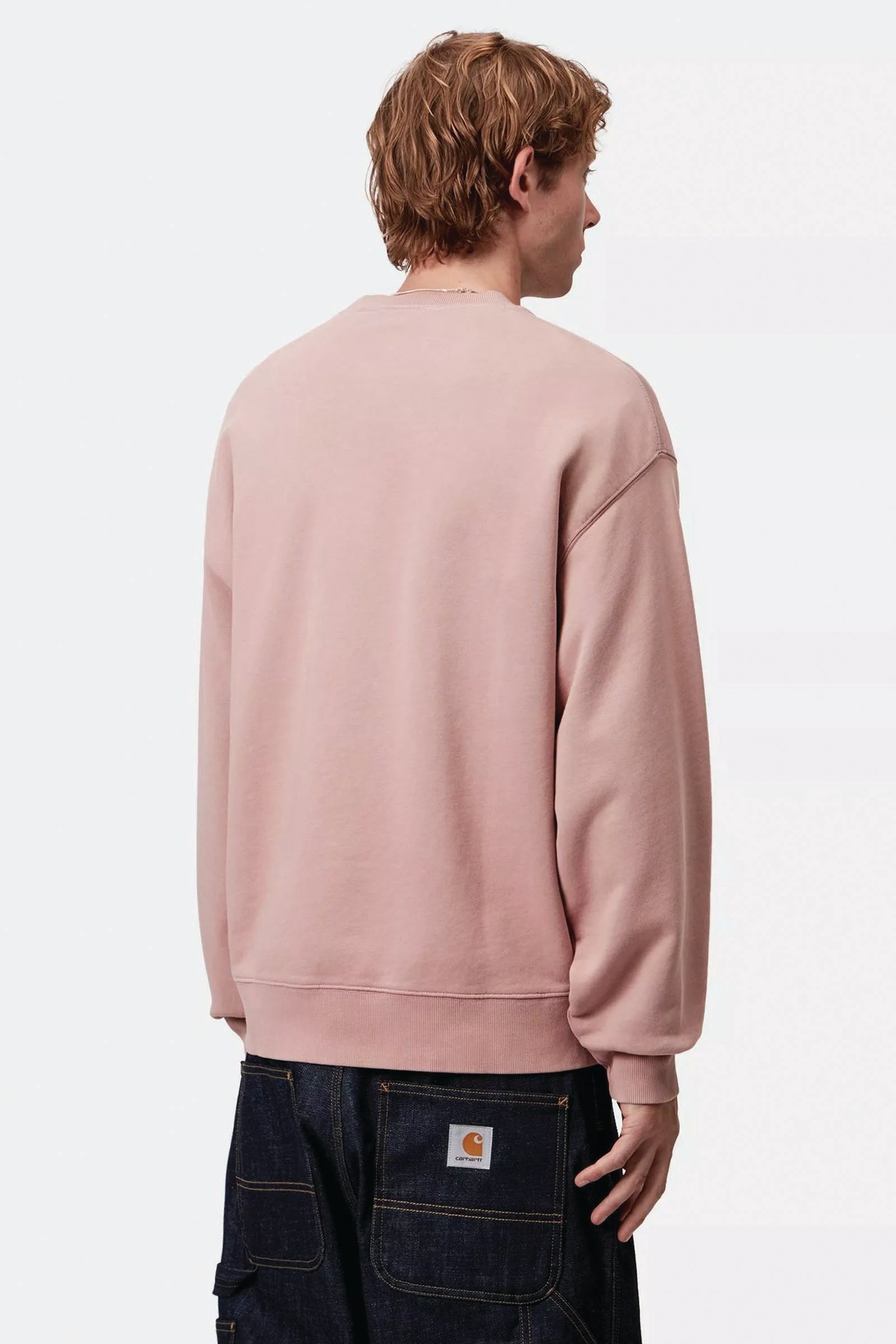  Carhartt Hudson Sweatshirt Uomo Rosa - 4