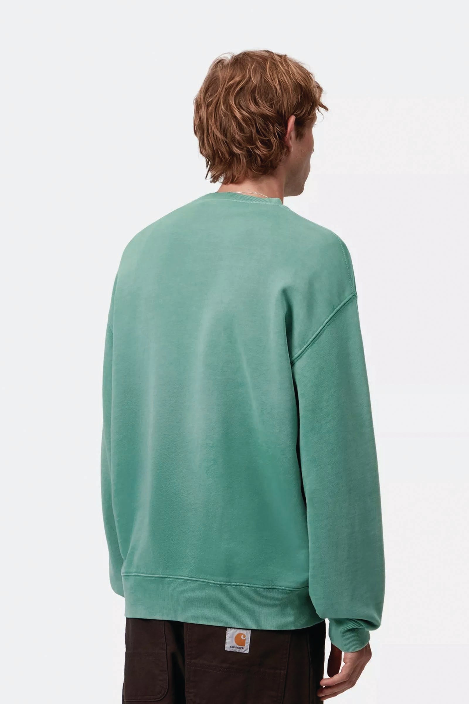  Carhartt Hudson Sweatshirt Uomo Verde - 4