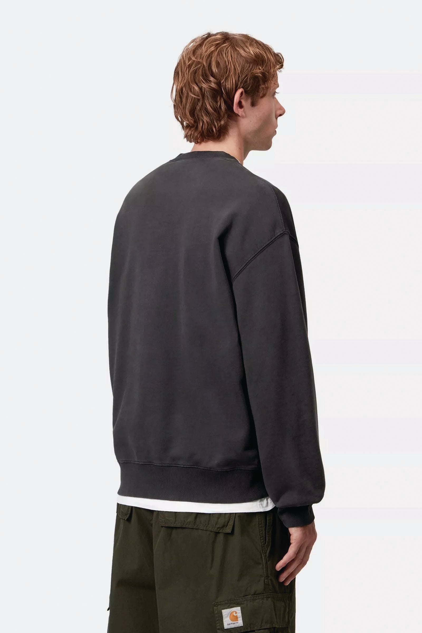  Carhartt Hudson Sweatshirt Nero Uomo Black - 4