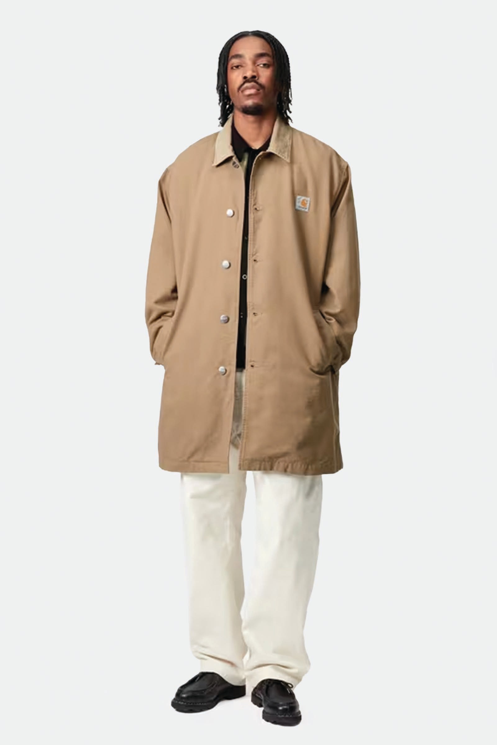  Carhartt Webster Coat Unisex Beige - 2