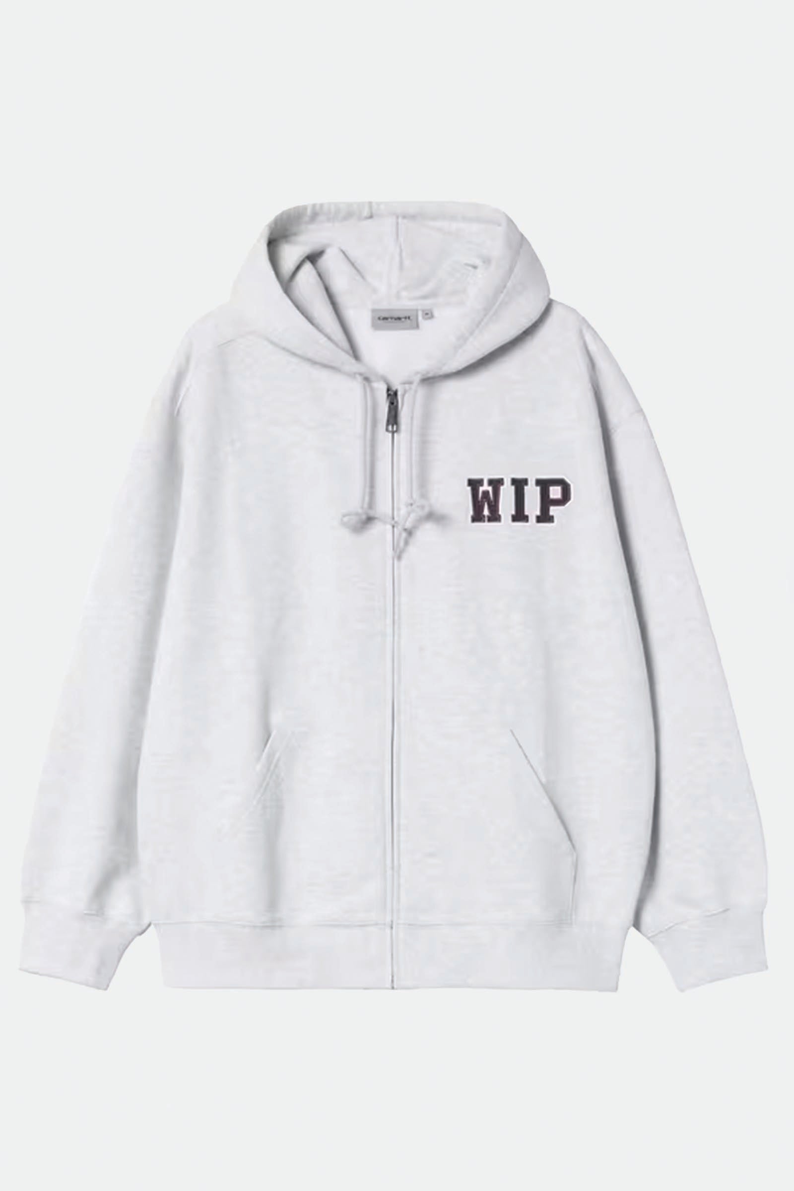  Carhartt Hooded Mini Wip Grigio Uomo Grigio Chiaro - 1